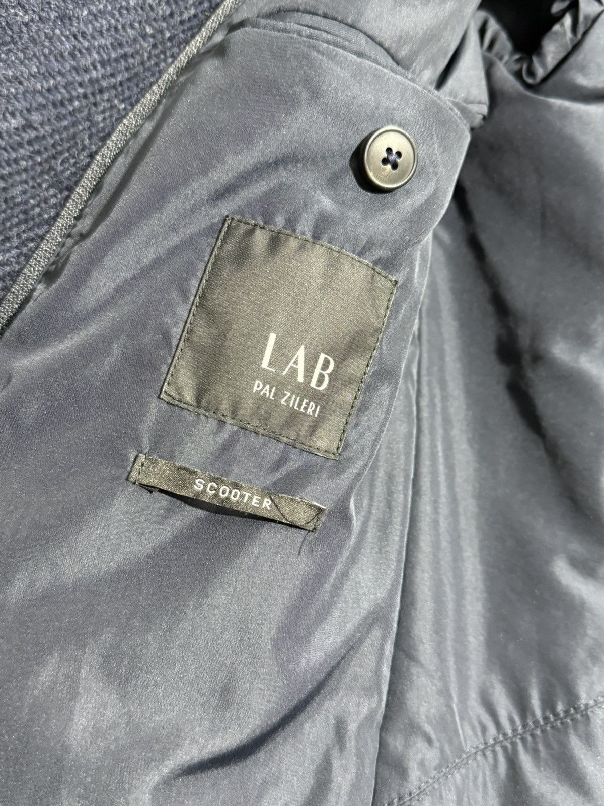 Pal Zileri Pal Zileri LAB Navy Blue wool down coat size 52 Size US L / EU 52-54 / 3 - 15 Thumbnail