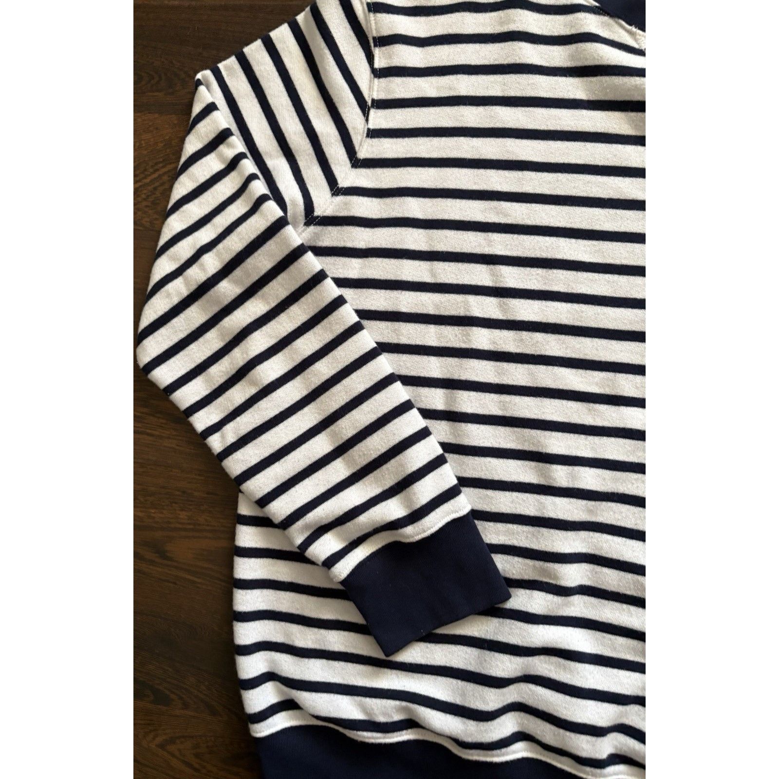 Polo Ralph Lauren Vintage RPL Wte Navy Stripe Cotton Crew Neck Pullover SZ XL Size US XL / EU 56 / 4 - 5 Thumbnail