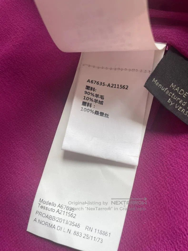 Versace Versace Pink Cashmere Coat L. Size US L / EU 52-54 / 3 - 4 Thumbnail