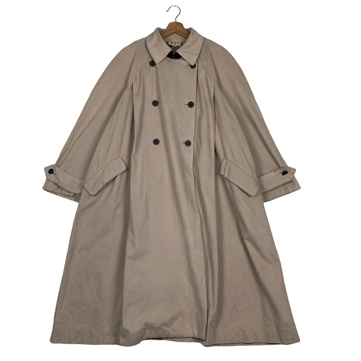 Japanese Brand MONDRIAN. Italy Double Breasted Long Coat #0409-C19 Size US L / EU 52-54 / 3 - 1 Thumbnail