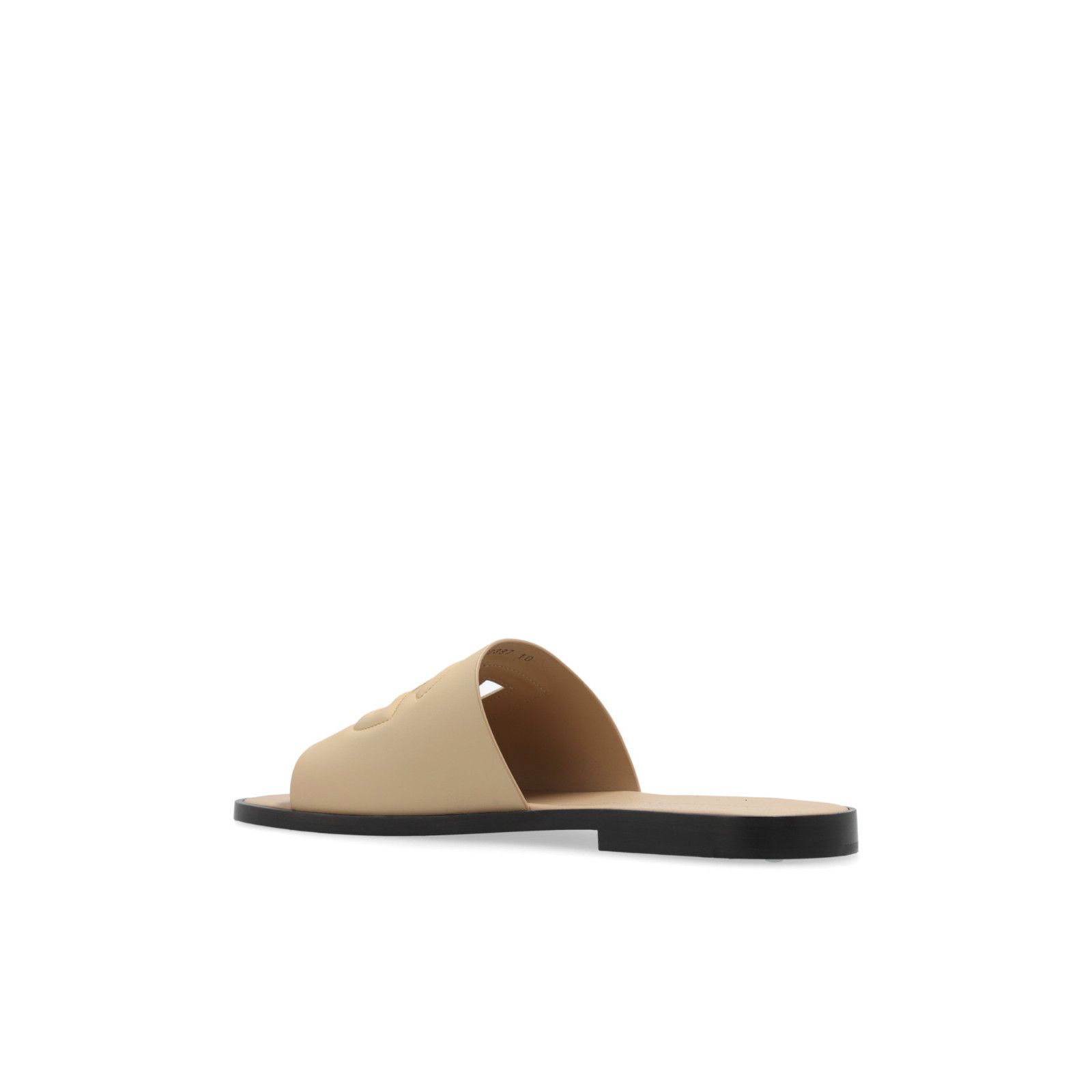 Dolce & Gabbana DOLCE&GABBANA Beige Leather Slippers New & Authentic (Men's Size US 9 / EU 42 - 5 Thumbnail