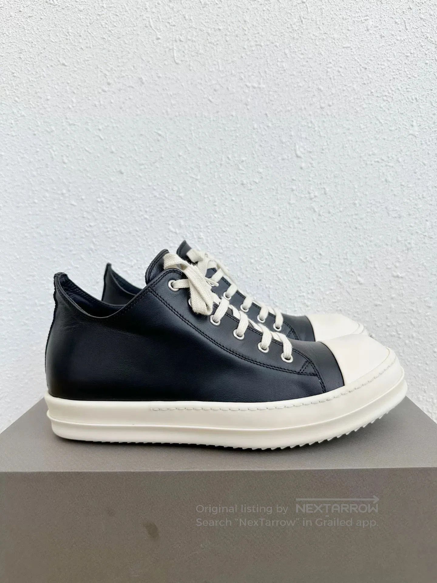 Rick Owens Rick Owens x Converse Calf Leather Low Top. Size US 9 / EU 42 - 1 Thumbnail