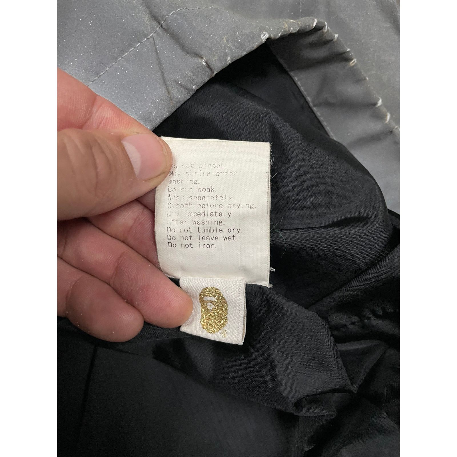 Bape Bape Reflective Zip Up Medium Used Size US M / EU 48-50 / 2 - 6 Thumbnail