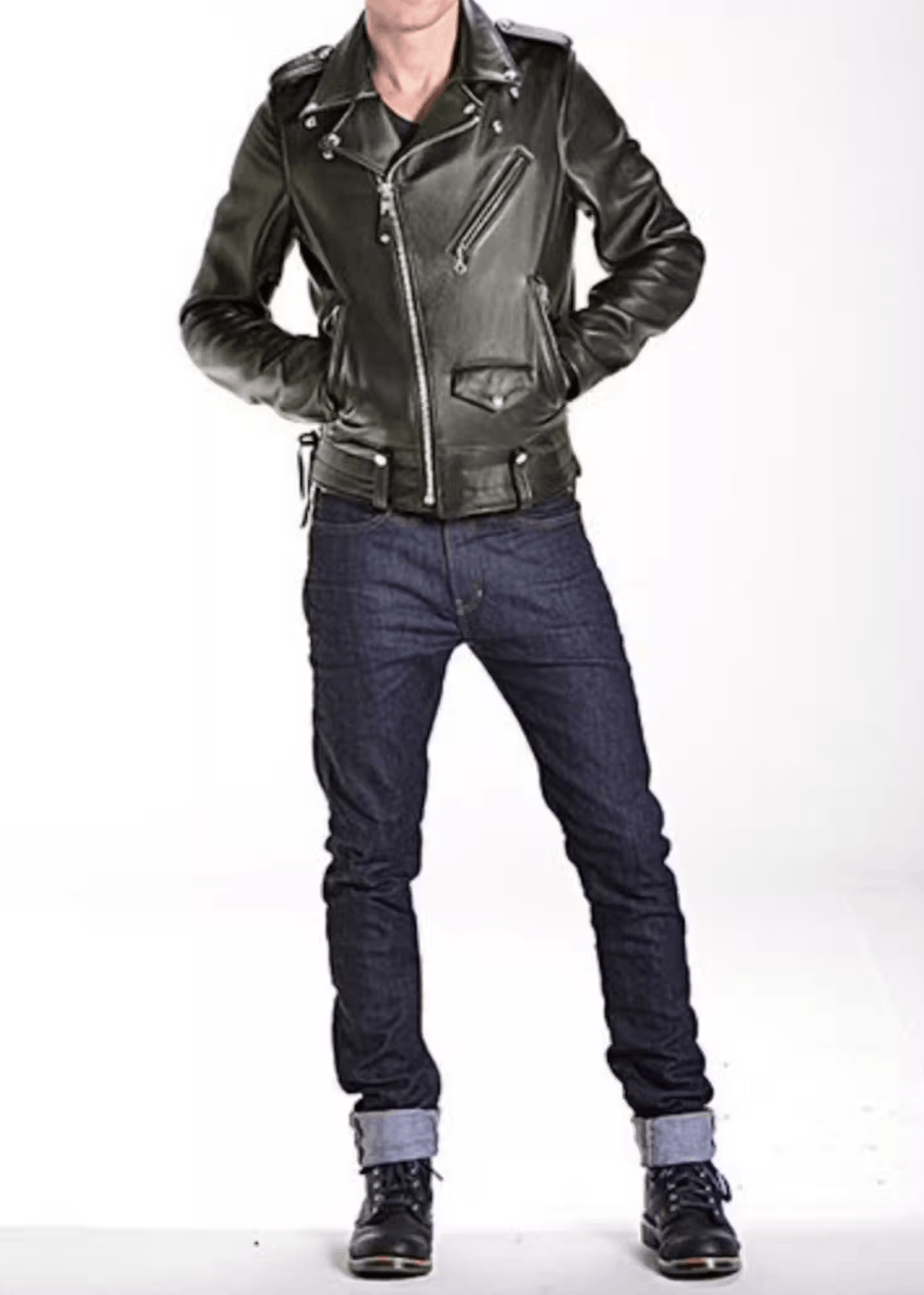 Schott 2019 NWOT $865+ Schott NYC Motorcycle Leather Jacket 525 s Size US S / EU 44-46 / 1 - 10 Thumbnail