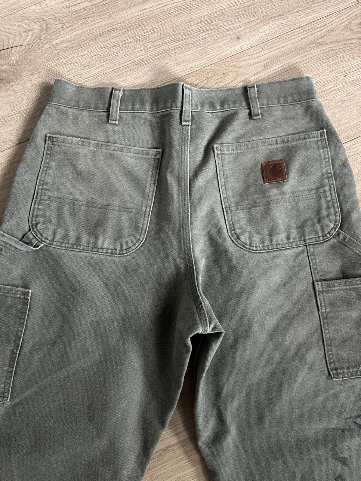 Green Carhartt pants