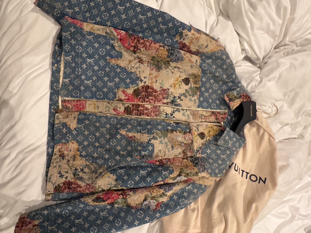 Louis Vuitton Louis Vuitton destroyed Workwear trucker jacket Size US L / EU 52-54 / 3 - 1 Thumbnail