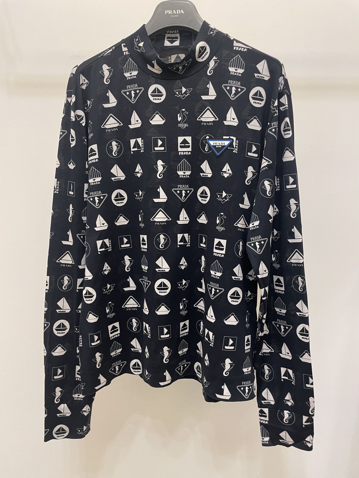 image of Prada Top in Navy, Men's (Size XL)