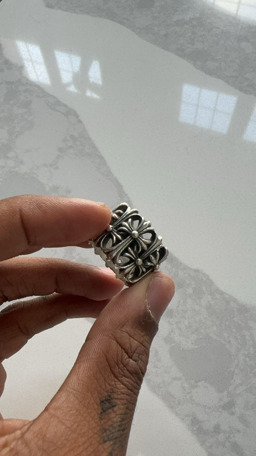 Chrome Hearts Chrome Hearts Cemetery Ring Size ONE SIZE - 3 Thumbnail