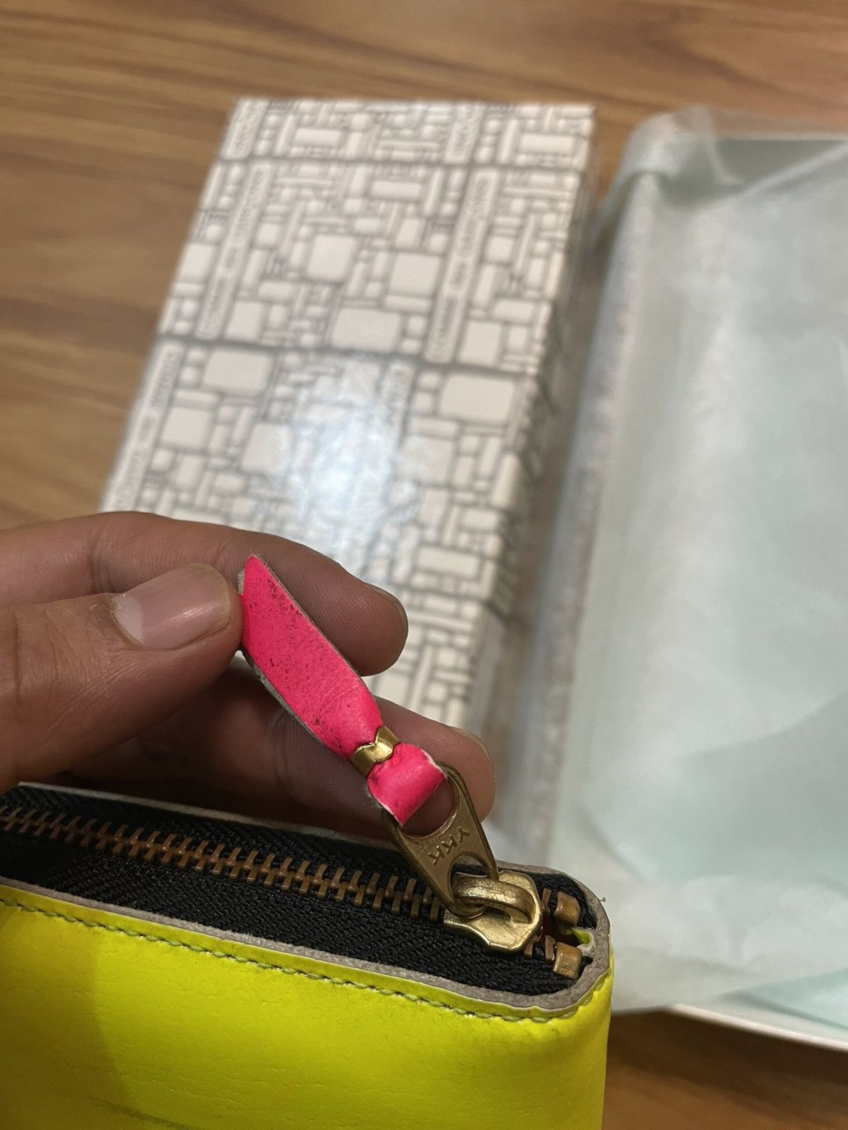 Comme des Garcons SS16 Comme des Garçons ‘Super Fluo’ Leather Long Wallet Size ONE SIZE - 8 Thumbnail