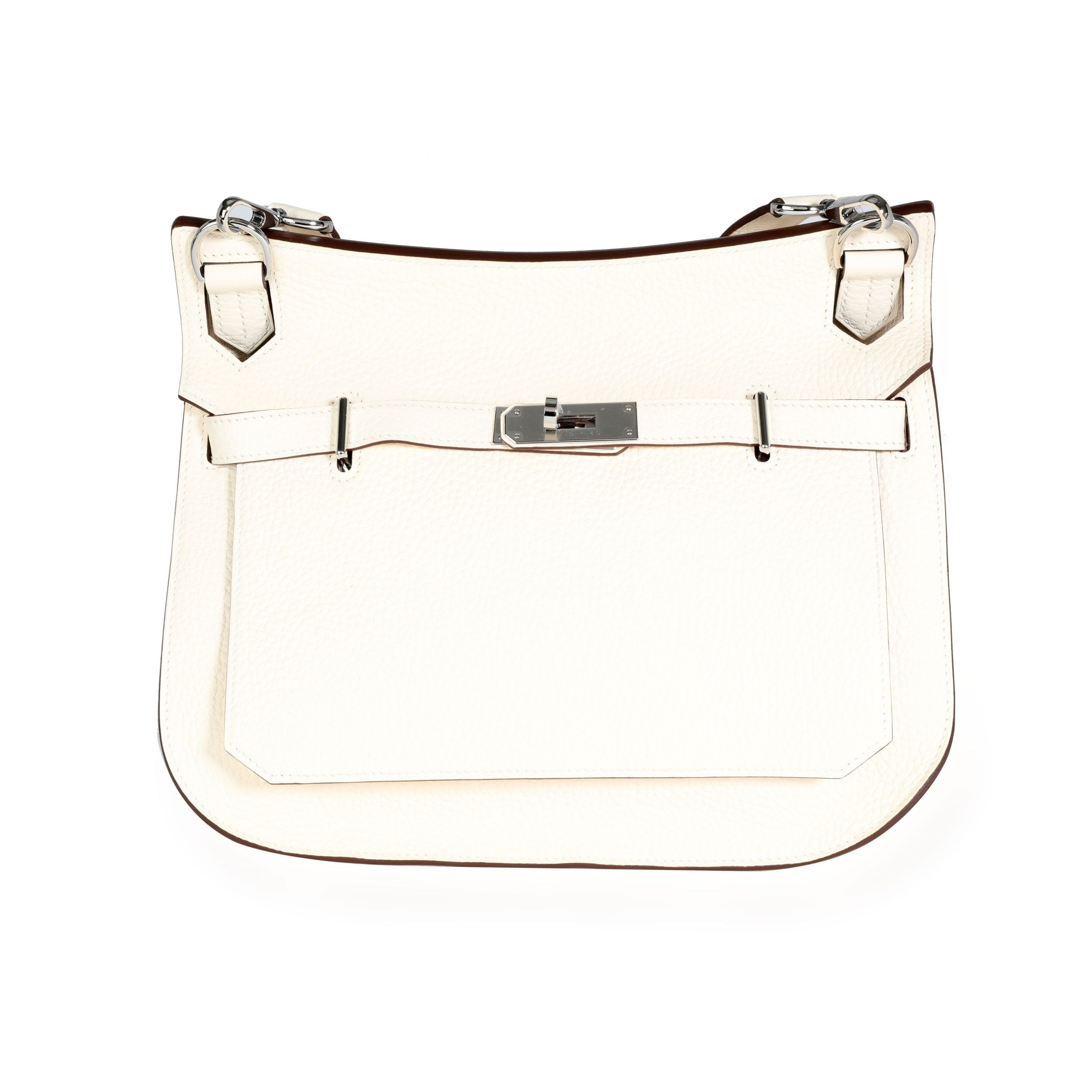 image of Hermes Nib Hermès Craie Clémence Jypsiere 28 Phw in White, Women's