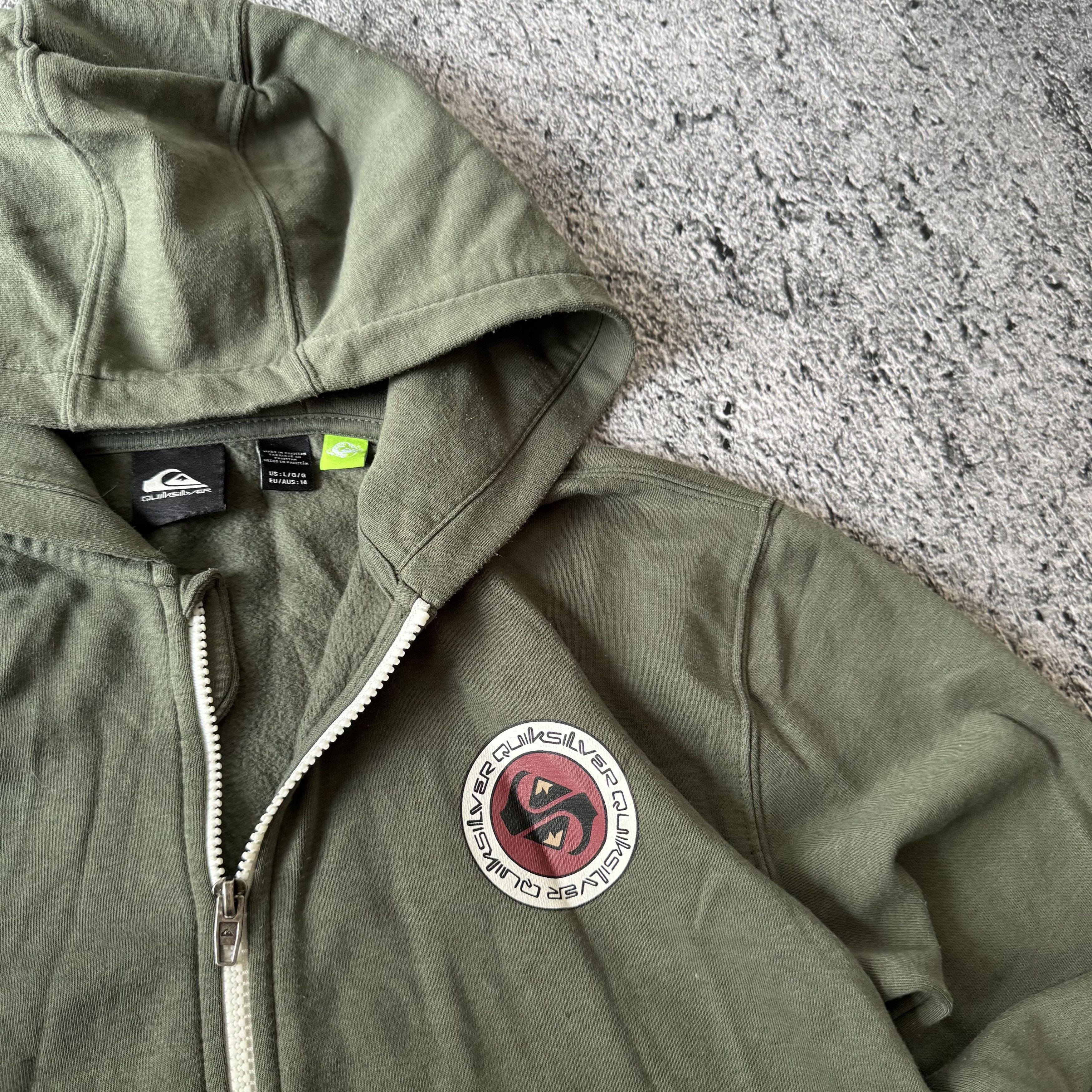 Quiksilver Vintage y2k quiksilver zip up hoodie surfer skater summer Size US S / EU 44-46 / 1 - 4 Thumbnail