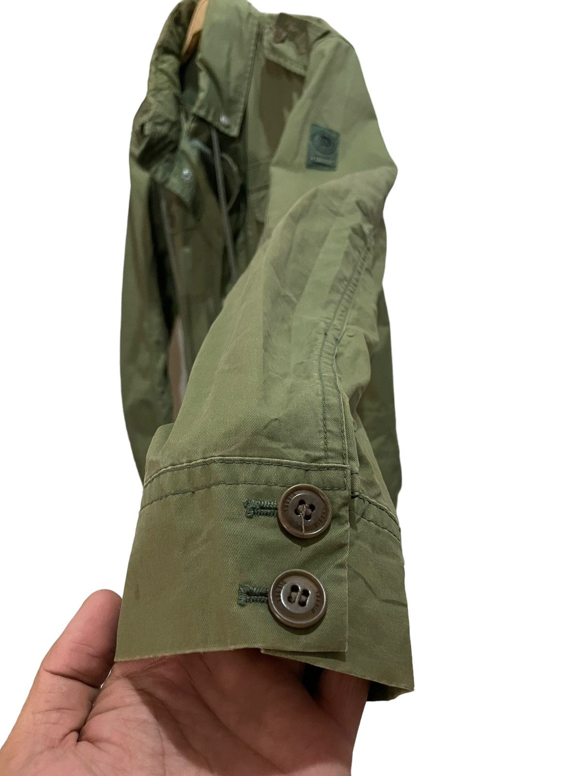 Diesel Vintage 90s Diesel Hooded Spalmatura Water Resistance Jacket Size US XL / EU 56 / 4 - 6 Thumbnail