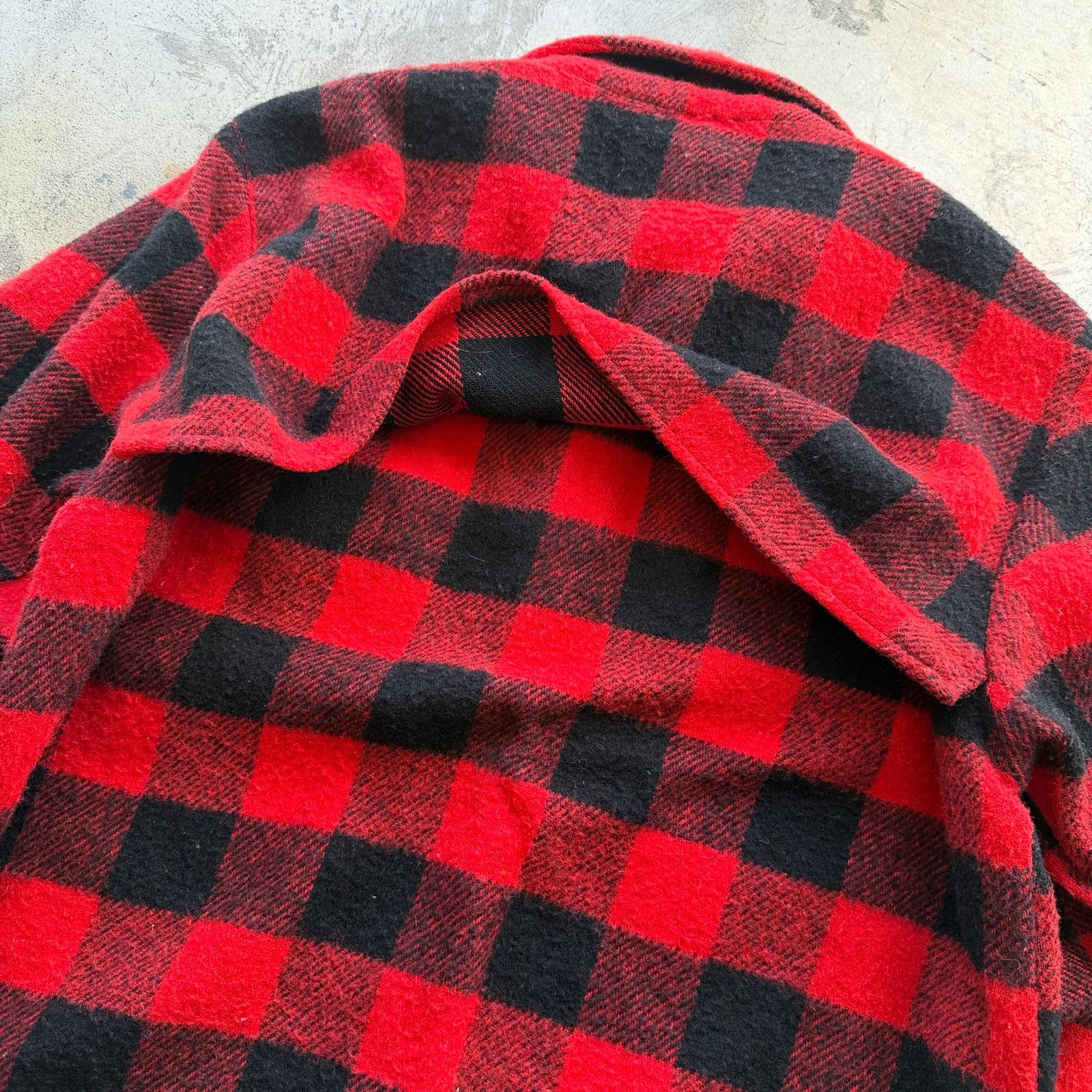 Other 70s Big Bill Buffalo Plaid Wool Blend Cruiser Work Jacket Size US XL / EU 56 / 4 - 6 Thumbnail