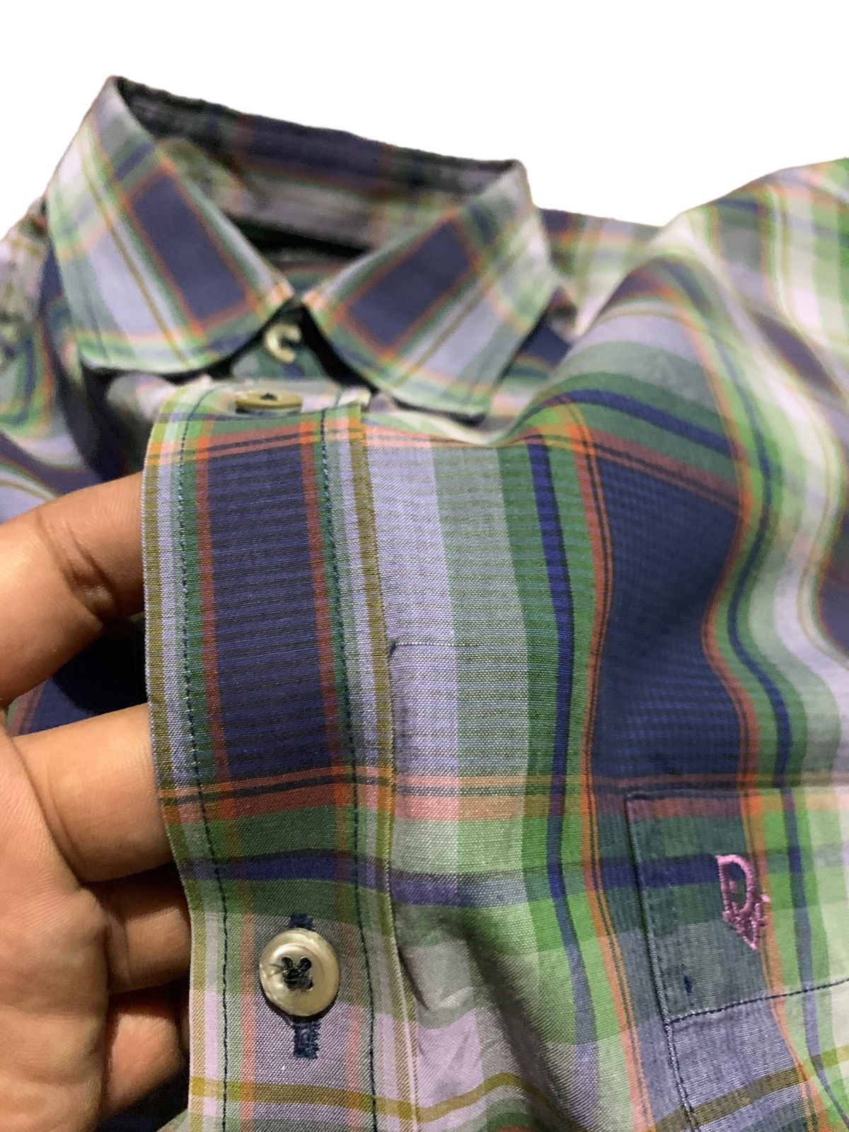 Dior Vintage christian dior monsieur tartan plaid shirt dior Size US L / EU 52-54 / 3 - 4 Thumbnail