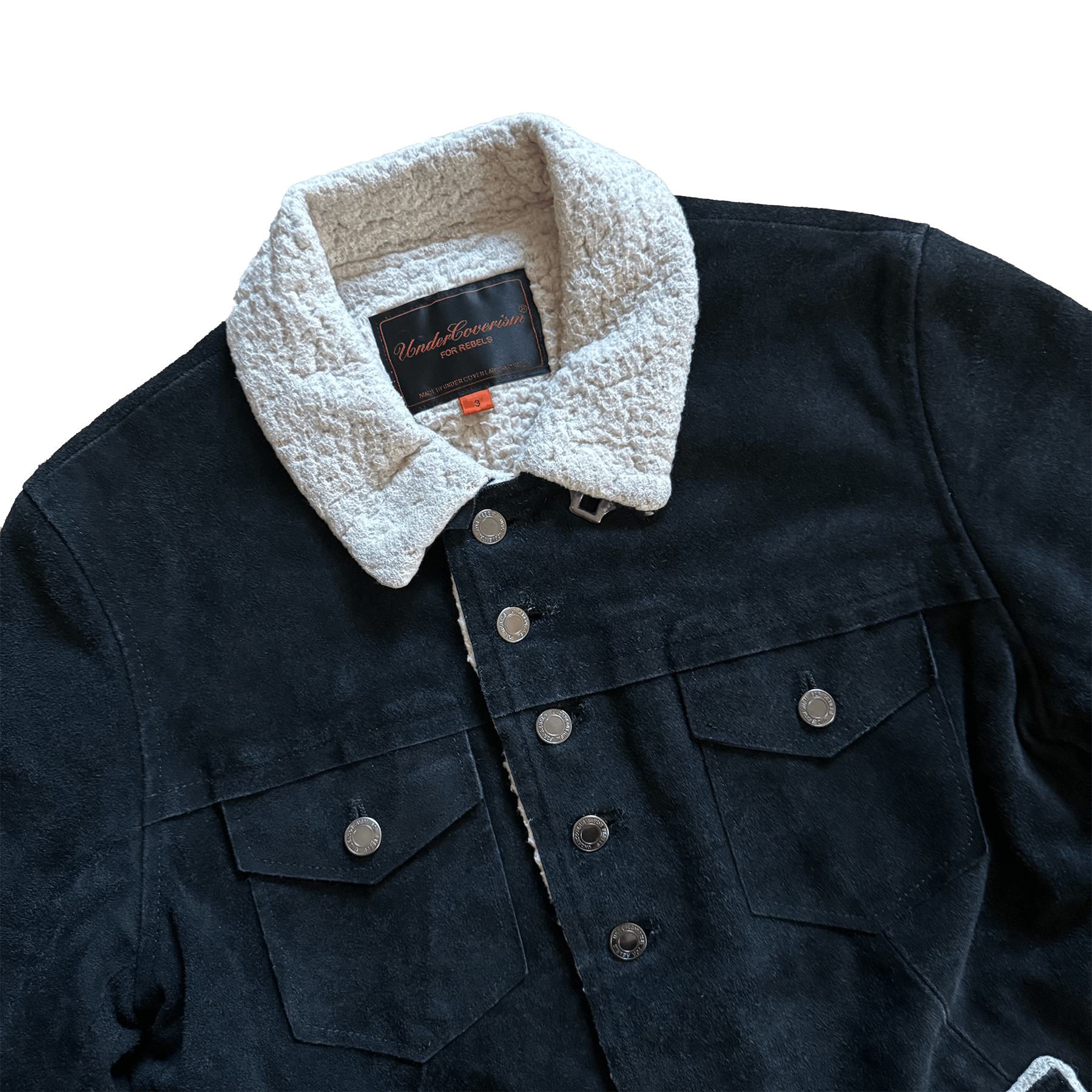 Undercover AW06 "But Beautiful GuruGuru" Leather Suede Cowboy Jacket Size US L / EU 52-54 / 3 - 5 Thumbnail