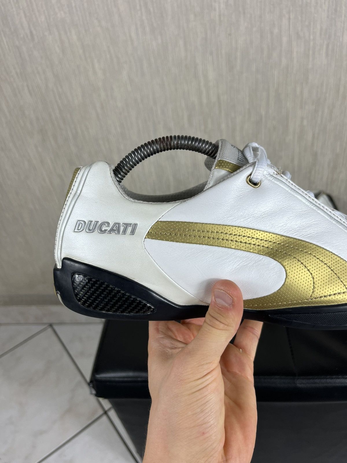 Mercedes-Benz × Puma Vintage Puma x Ducati speed cat y2k gold racing shoes retro Size US 8.5 / EU 41-42 - 4 Thumbnail
