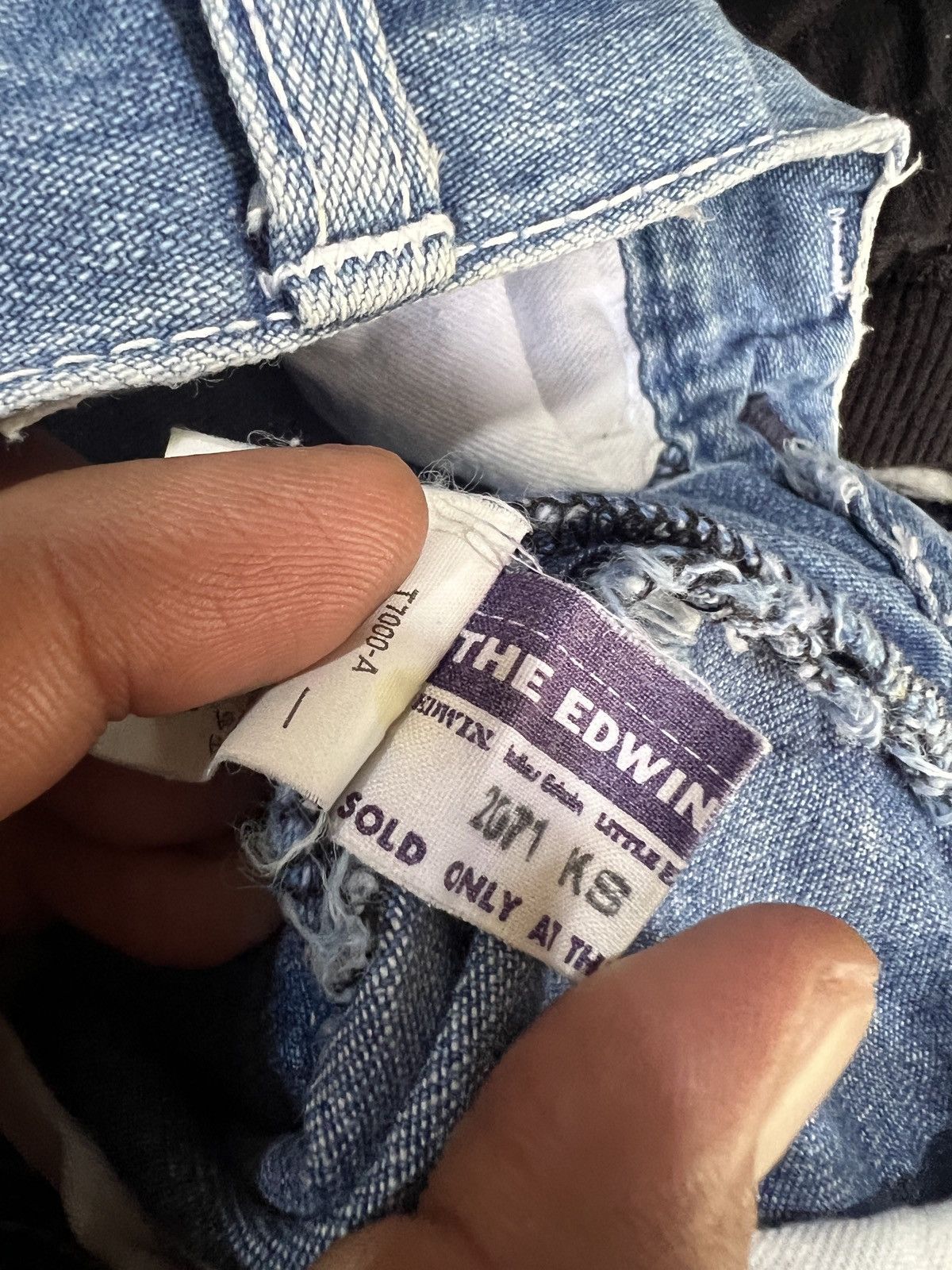 Edwin 🔥Rare Vintage Edwin Carpenter Distressed Denim Size US 26 / EU 42 - 17 Thumbnail