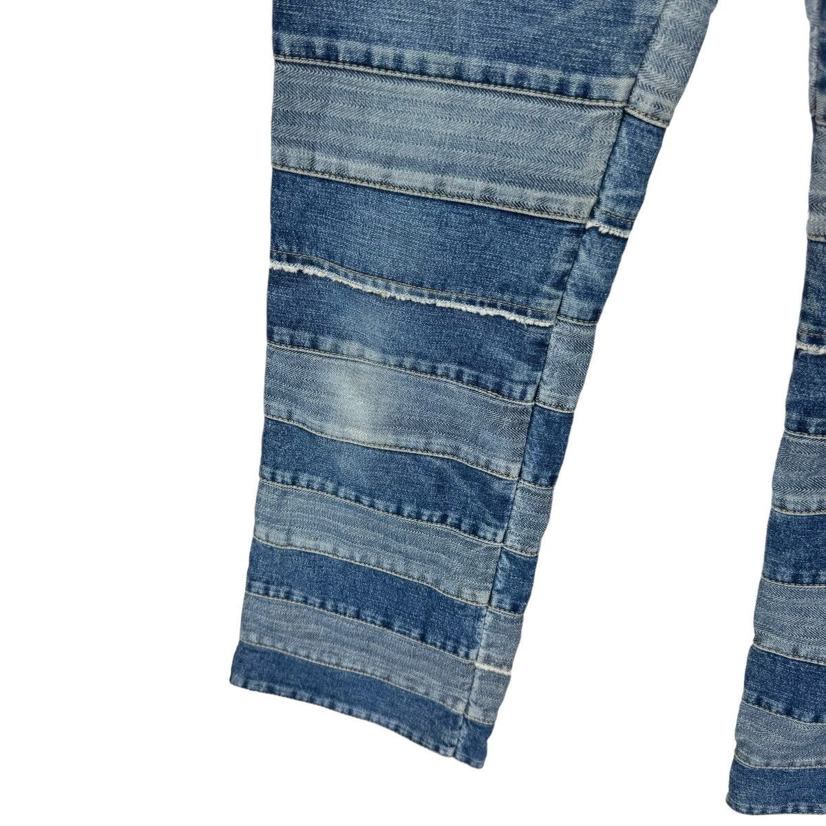 Hysteric Glamour ☀️90s HYSTERIC GLAMOUR JEANS PATCHWORK HAGI DENIM PANTS Size US 28 / EU 44 - 5 Thumbnail