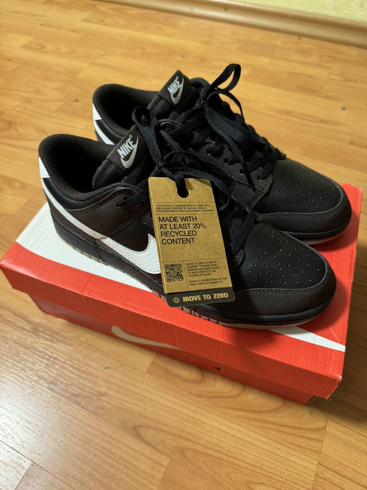 Nike nike dunk low next nature brown/black hf9984-001 Size US 10.5 / EU 43-44 - 13 Thumbnail