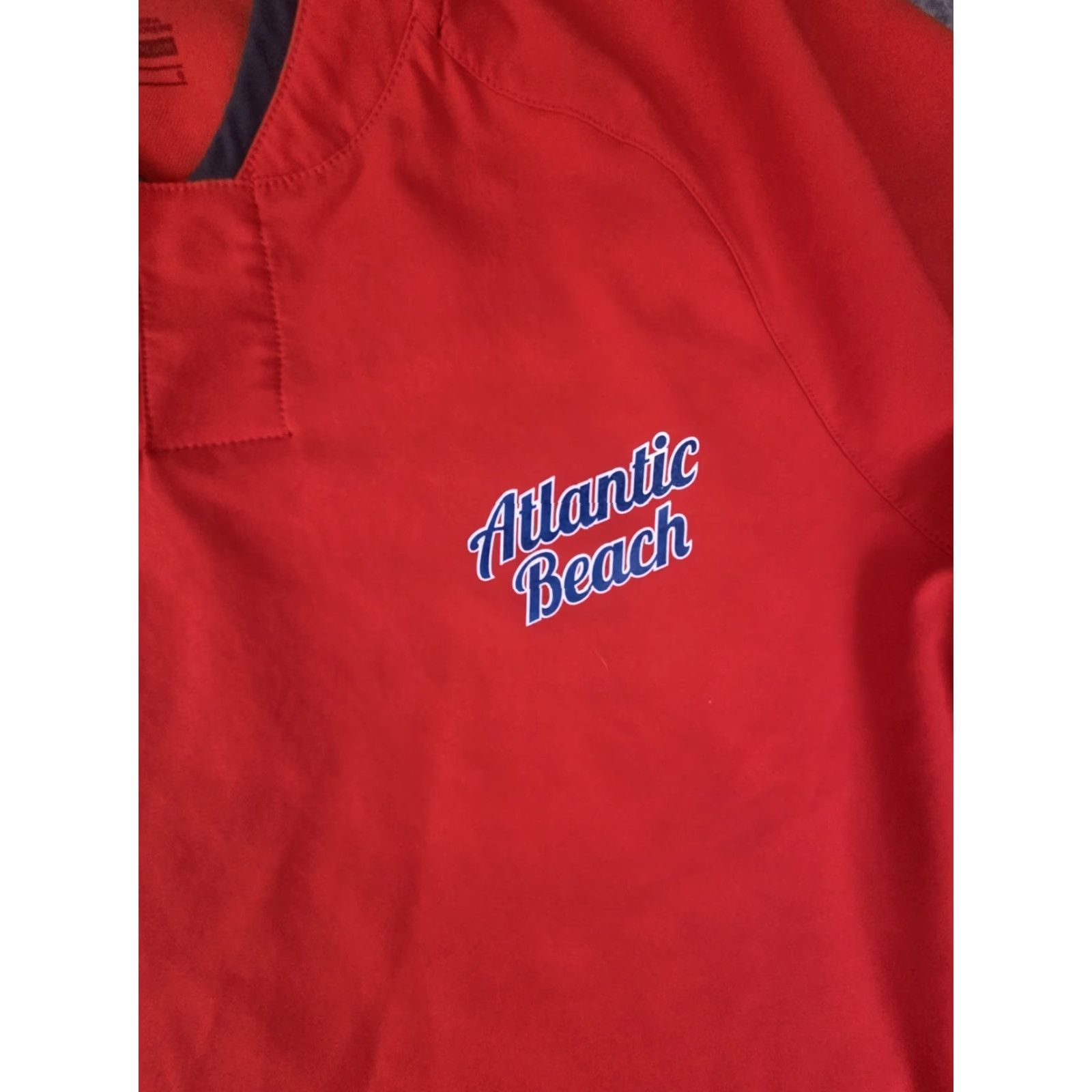 Nike Nike Pullover Jersey Beach Windbreaker Red L Men Size Large Size US L / EU 52-54 / 3 - 2 Thumbnail
