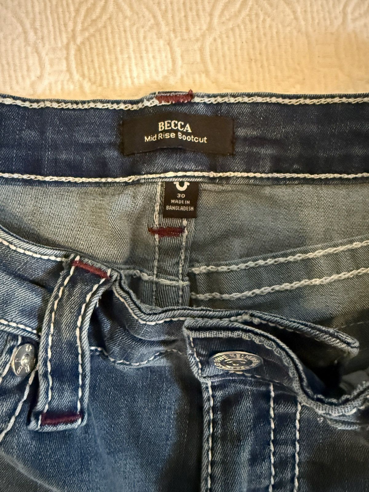 True Religion True Religion Becca Mid Rise Bootcut Size 30" / US 8 / IT 44 - 4 Thumbnail