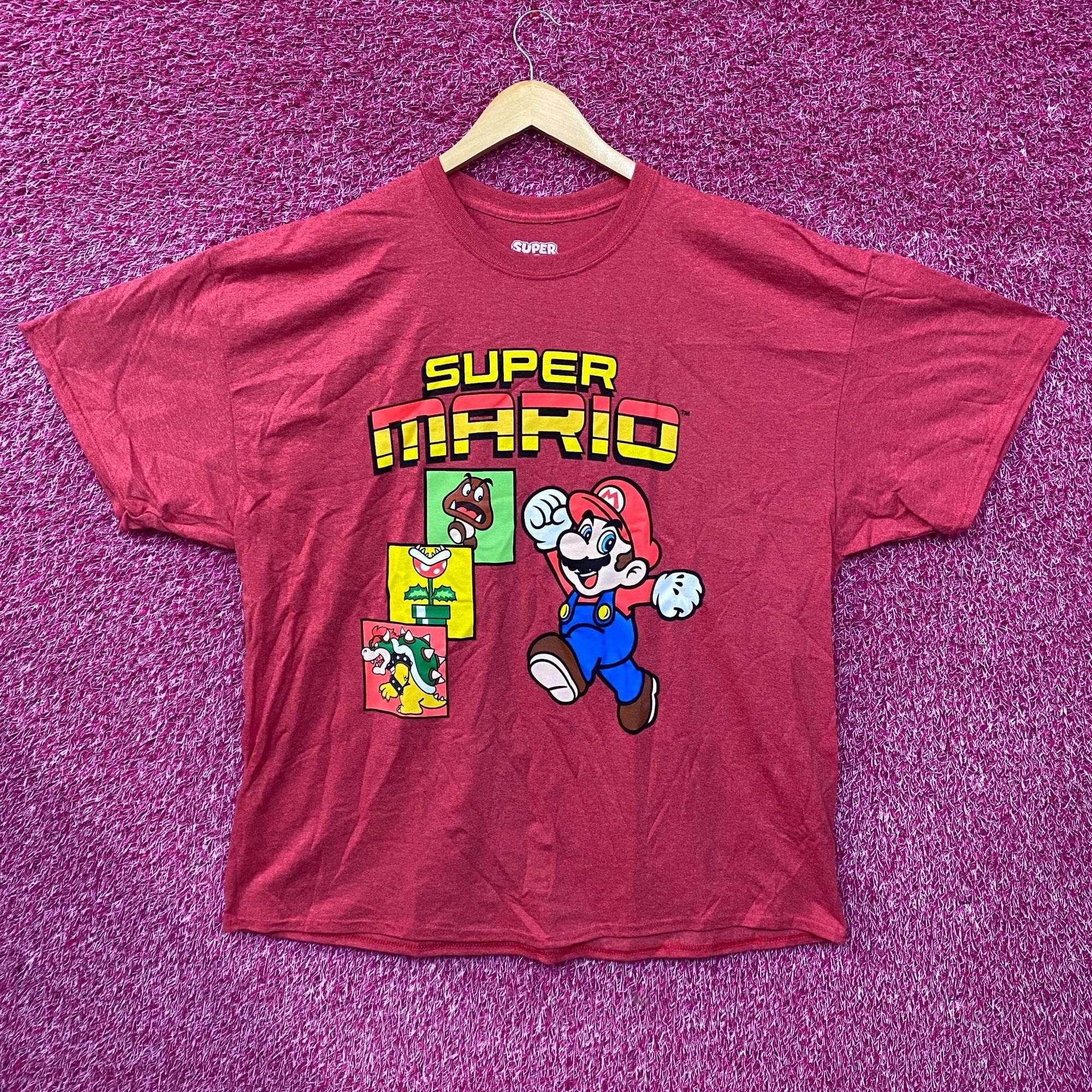 Nintendo Super Mario Bros Adventure Video Game Red T-Shirt 2XL Size US XXL / EU 58 / 5 - 1 Thumbnail