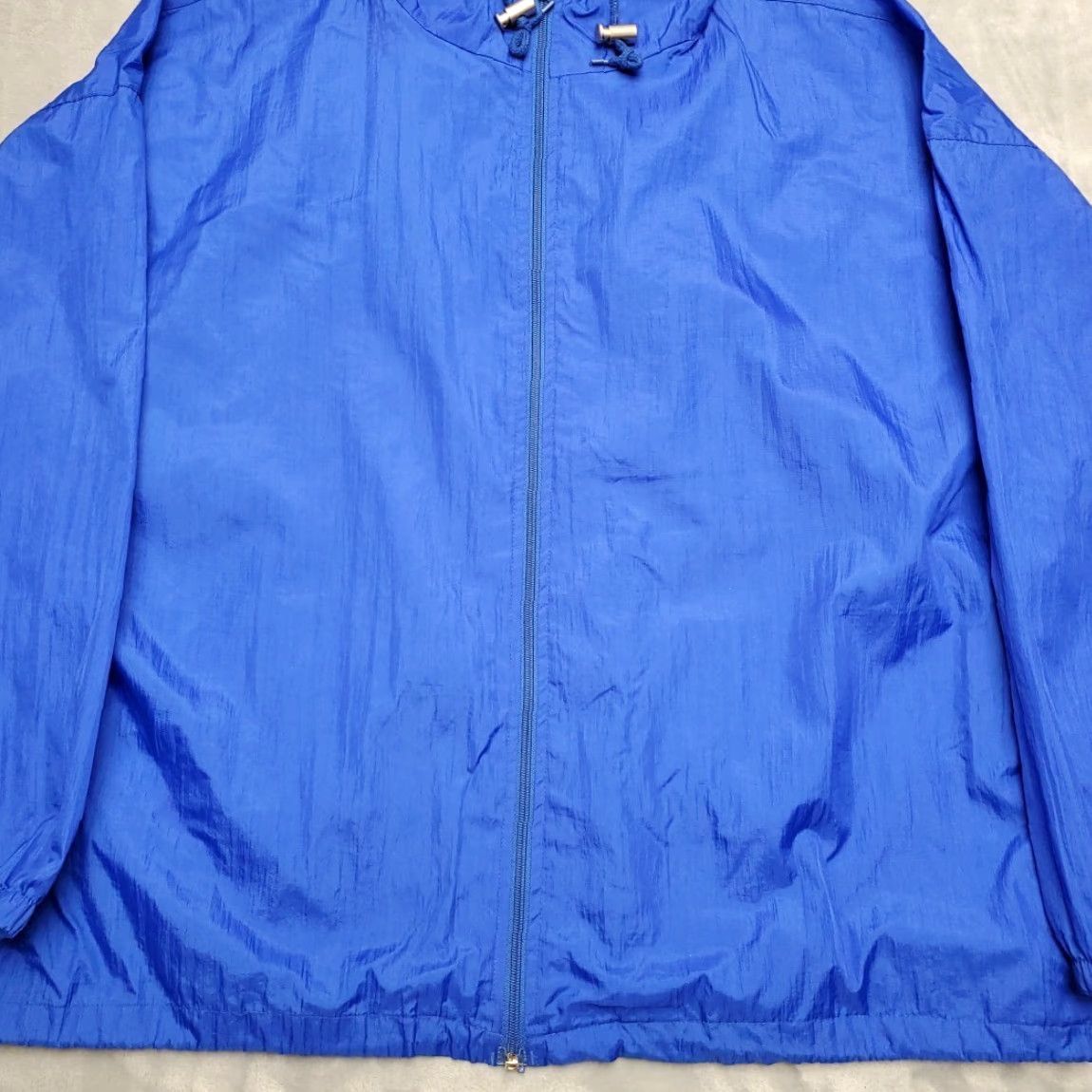 ESPIRIT VTG Pro Spirit Track Jacket Men XL Blue Windbreaker 100% Nylon Full Zip Unlined Vintage 90s Casual Mens Size US XL / EU 56 / 4 - 2 Thumbnail