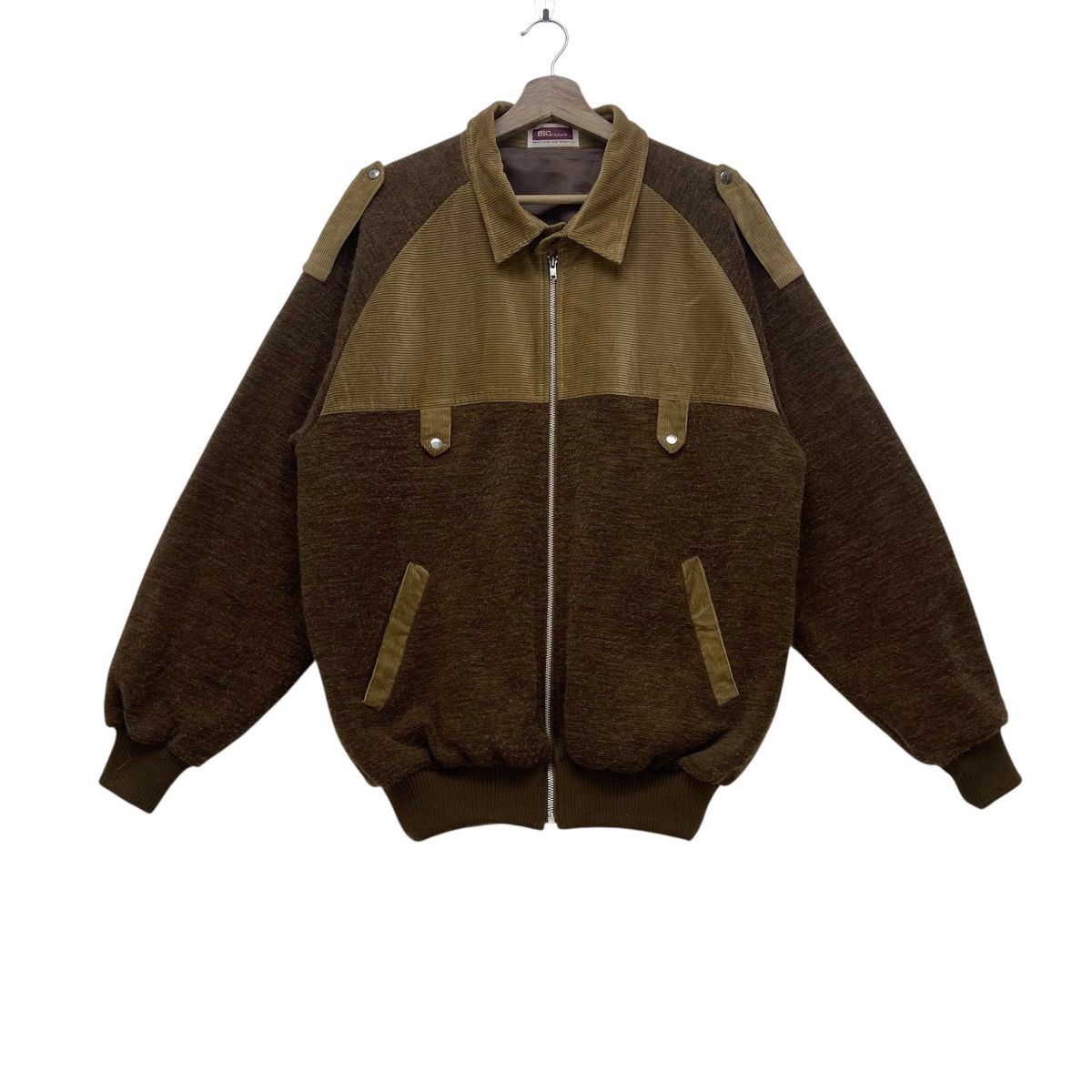 Japanese Brand Vintage 80s Japanese Brand Big Volunt Bomber Style Jacket Size US S / EU 44-46 / 1 - 1 Thumbnail