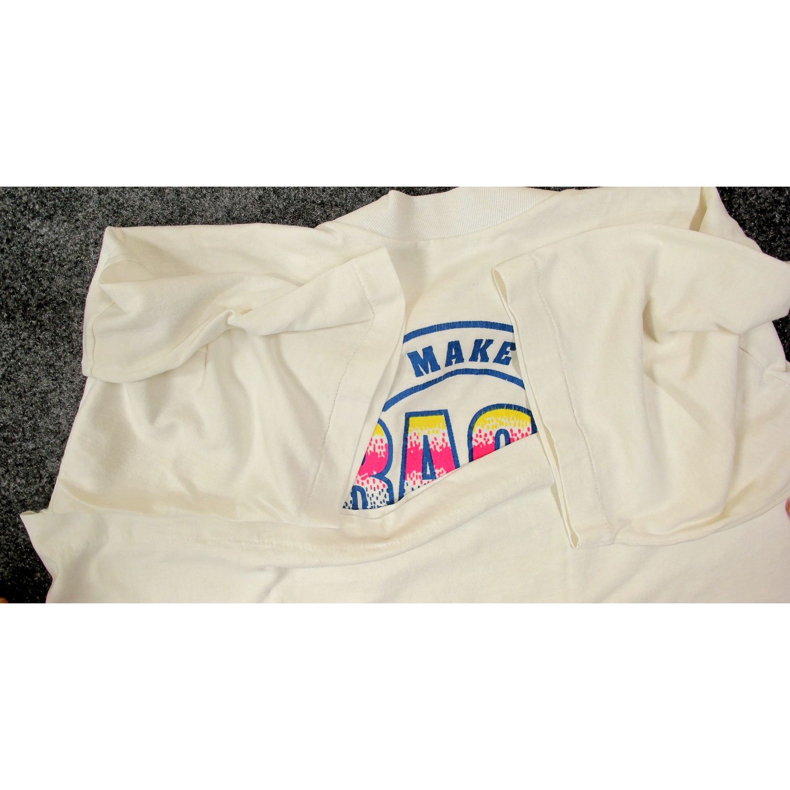 Fruit Of The Loom FOTL VTG 90s Single Stitch Braces Dentist Graphic Tee L Size US L / EU 52-54 / 3 - 7 Thumbnail