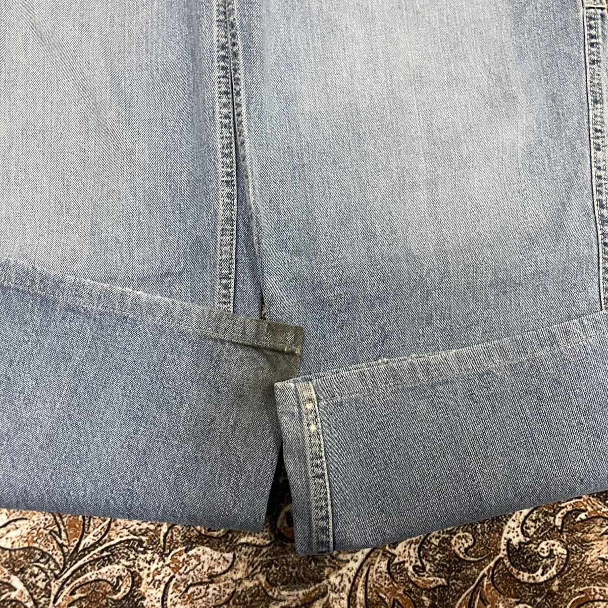 Arizona Jean Co. 🔥Vintage Arizona Jean Ripped Distress Carpenter Denim Jeans Size US 35 - 7 Thumbnail