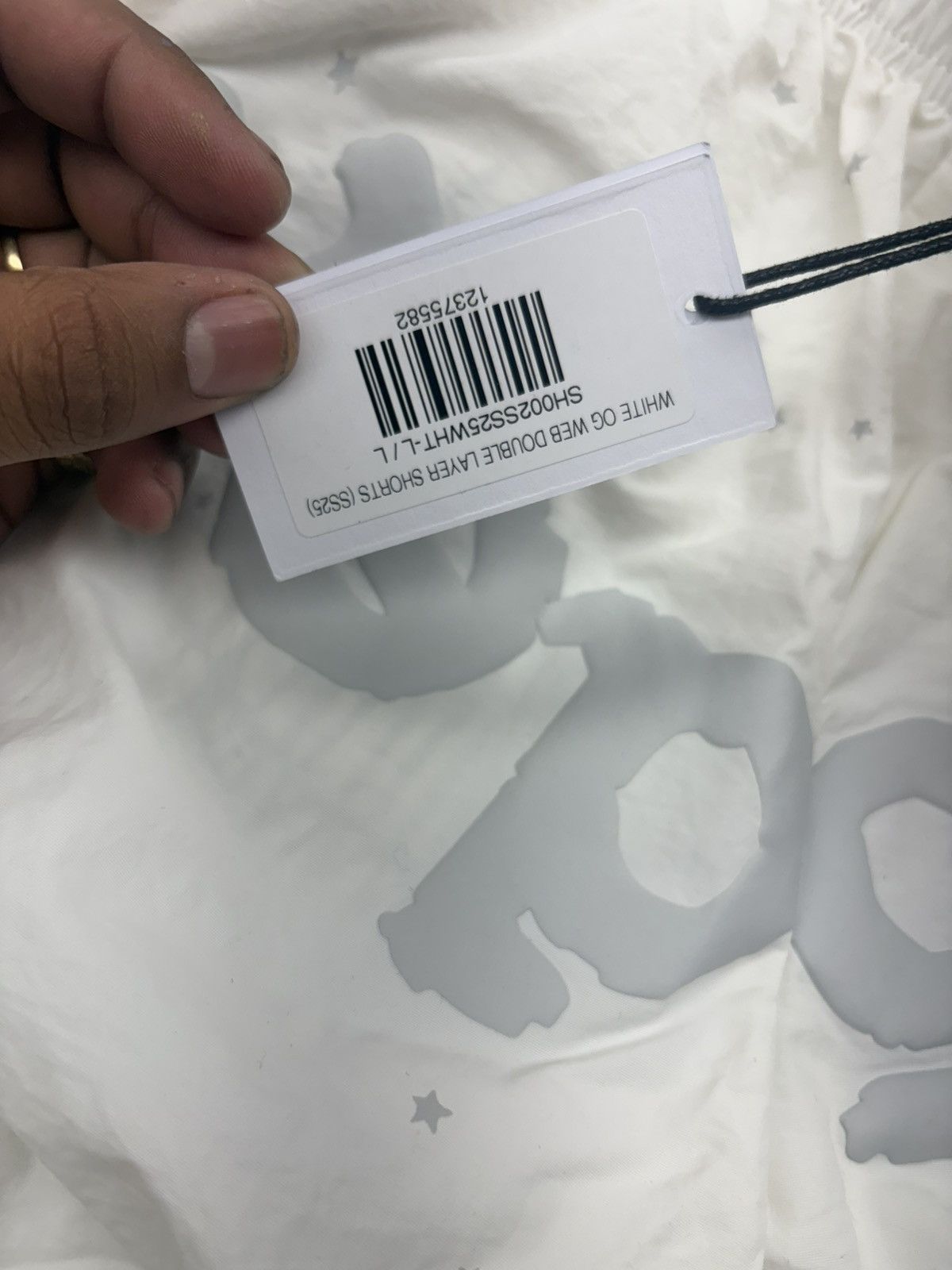 Sp5der Sp5der Double Layer Web Shorts Size L (white) Size US 32 / EU 48 - 3 Thumbnail