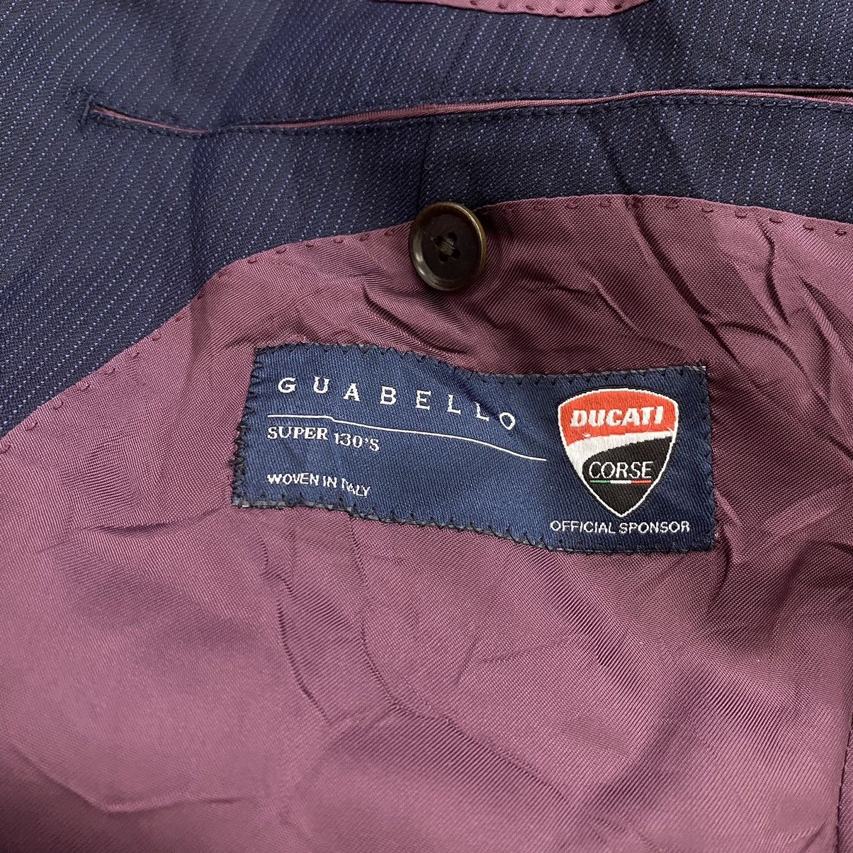 GUABELLO x DUCATI CORSE Italy Stripes Blazer Coat Jacket