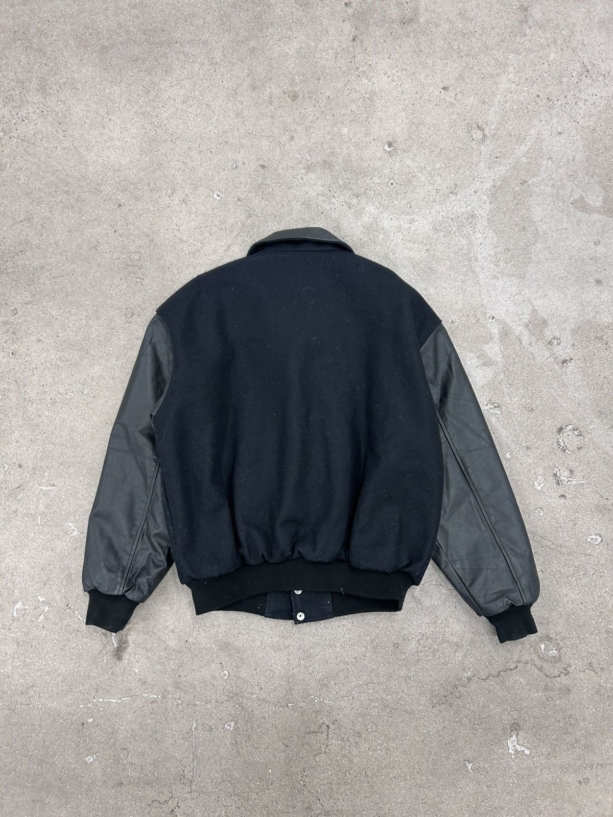 Vintage Vintage nestle nescafe wool lesther varsity bomber Size US L / EU 52-54 / 3 - 5 Thumbnail