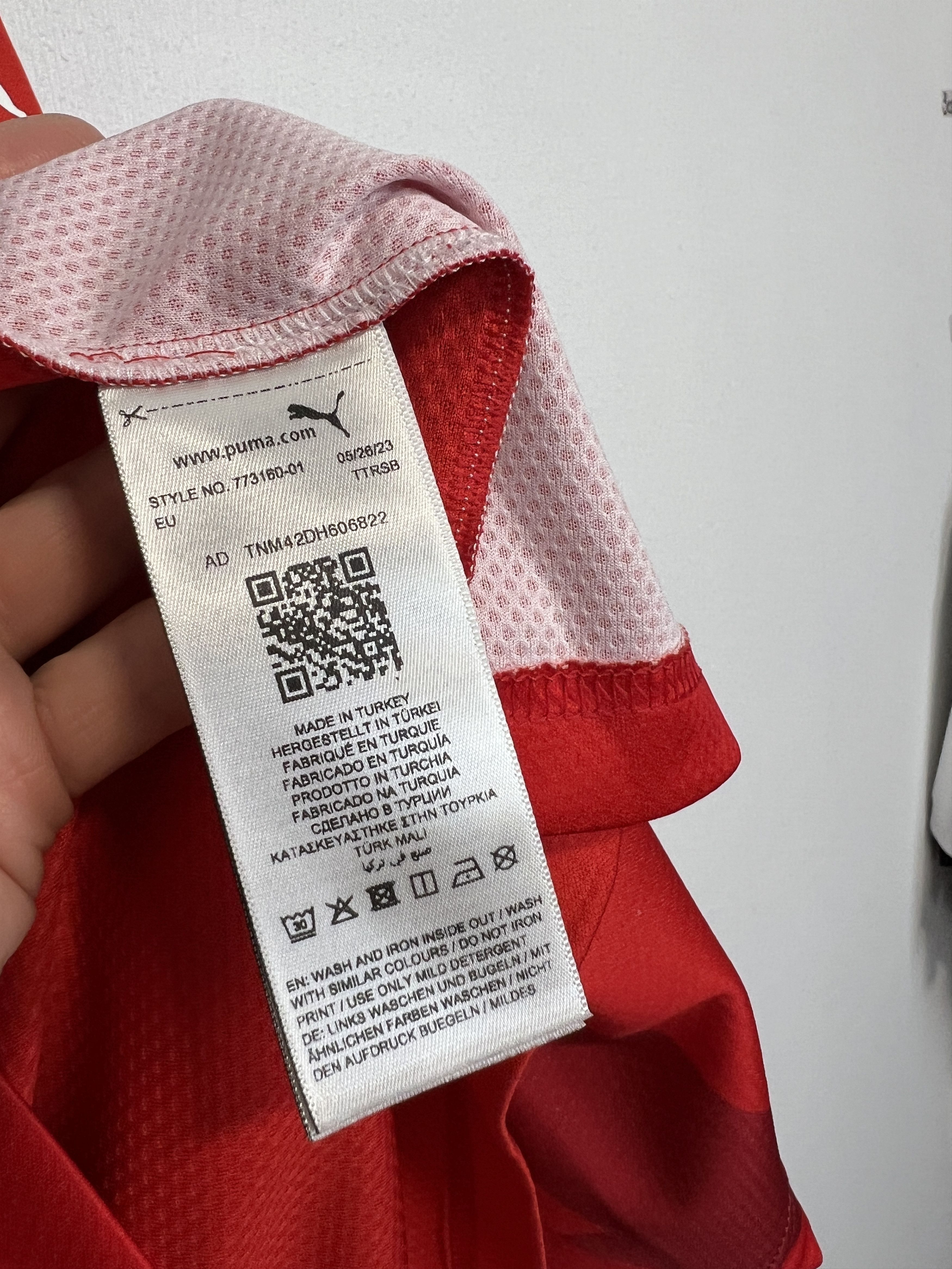 Puma Puma Denmark Handball Red Shirt Sport Trikot Jersey Athletic Size US XXL / EU 58 / 5 - 7 Thumbnail