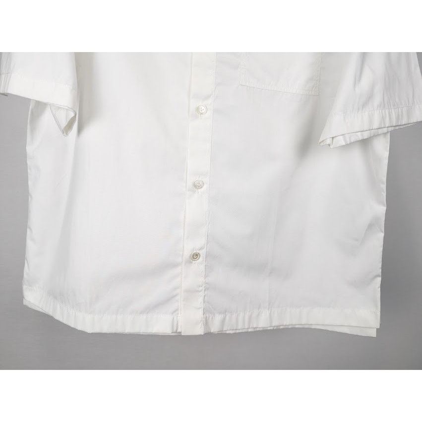 Bottega Veneta o1rshd1 Classic Cotton Poplin Shirt in White Size US M / EU 48-50 / 2 - 6 Thumbnail