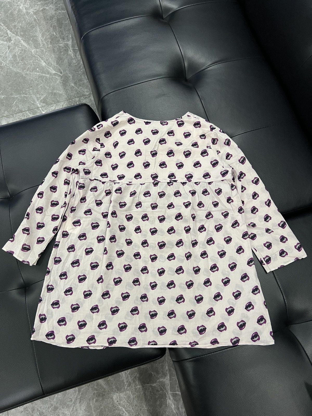 Undercover Undercover Vampire Lip Graphic Babydoll Dress Size XS / US 0-2 / IT 36-38 - 2 Thumbnail