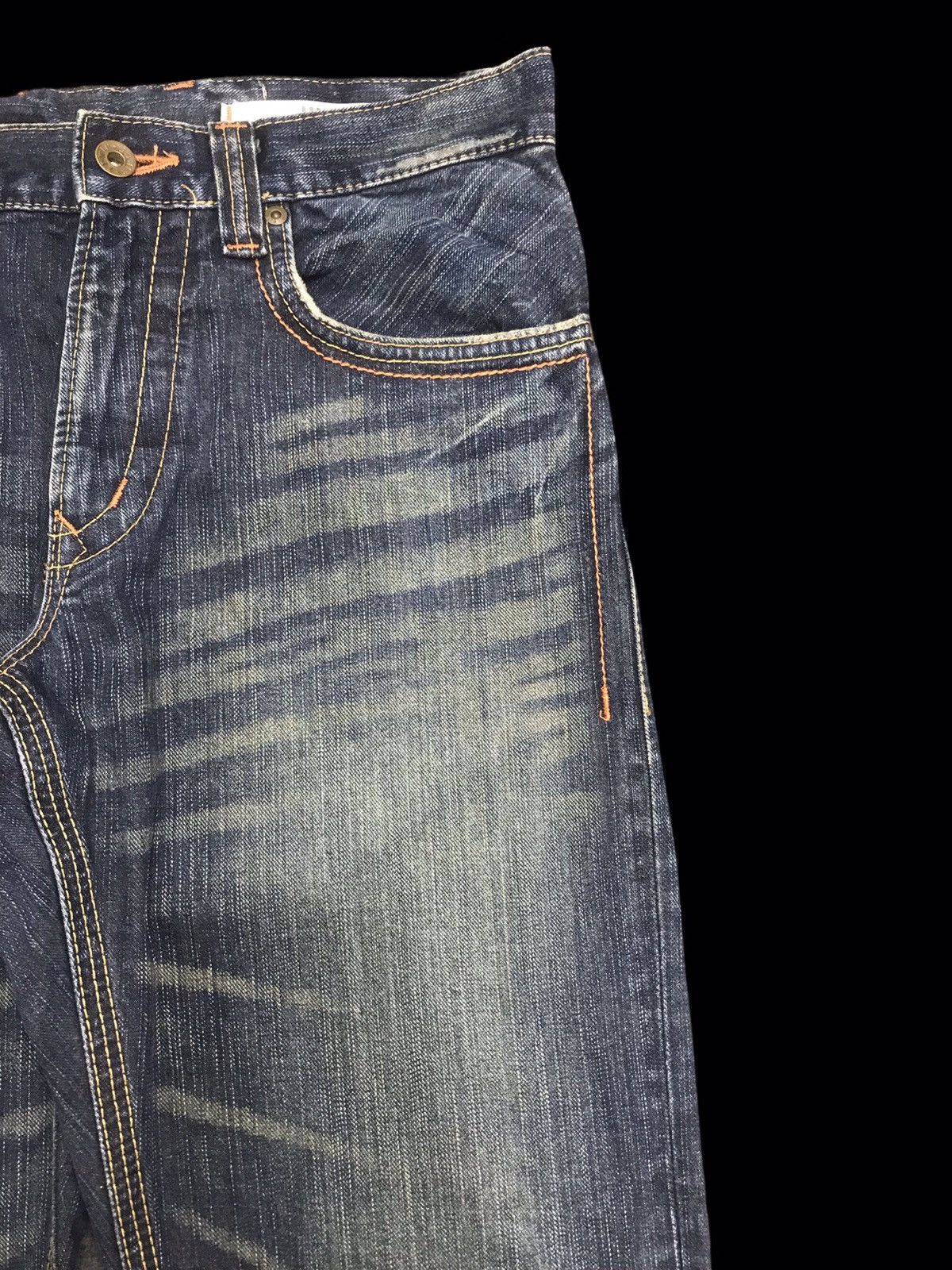 Edwin 💥FLARE💥ARCHIVAL EDWIN 401XVS STONE WASH DENIM F326 Size US 31 - 3 Thumbnail