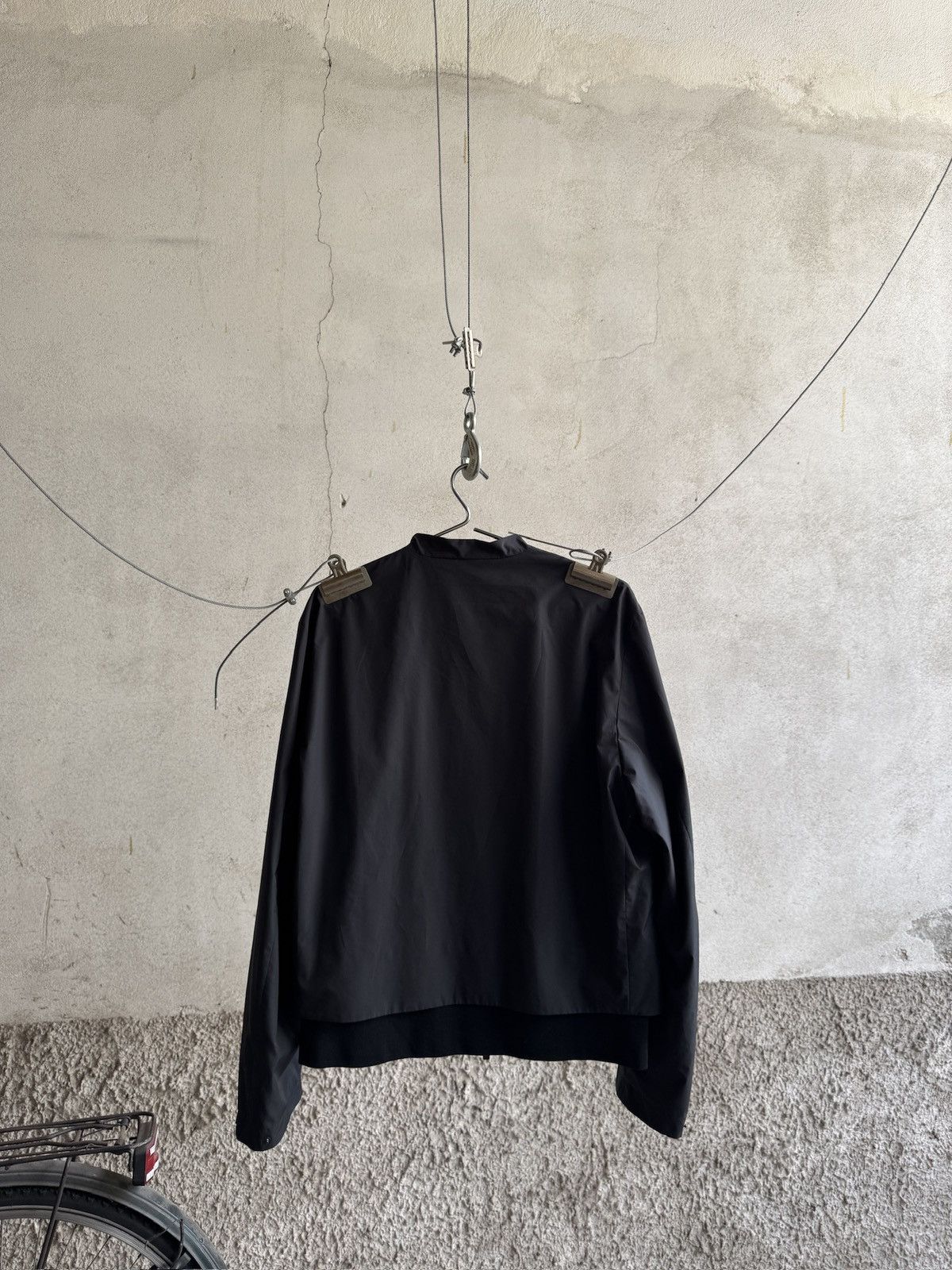 Jil Sander Jil Sander Double Layered Black Nylon Moto J Size US M / EU 48-50 / 2 - 9 Thumbnail