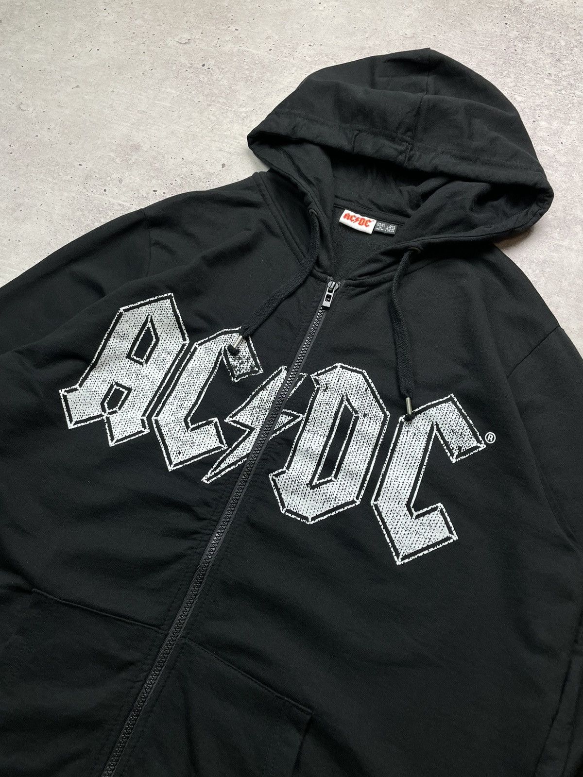 AC/DC × Vintage Vintage AC/DC Zip Up Hoodie Rock Band Size US L / EU 52-54 / 3 - 4 Thumbnail