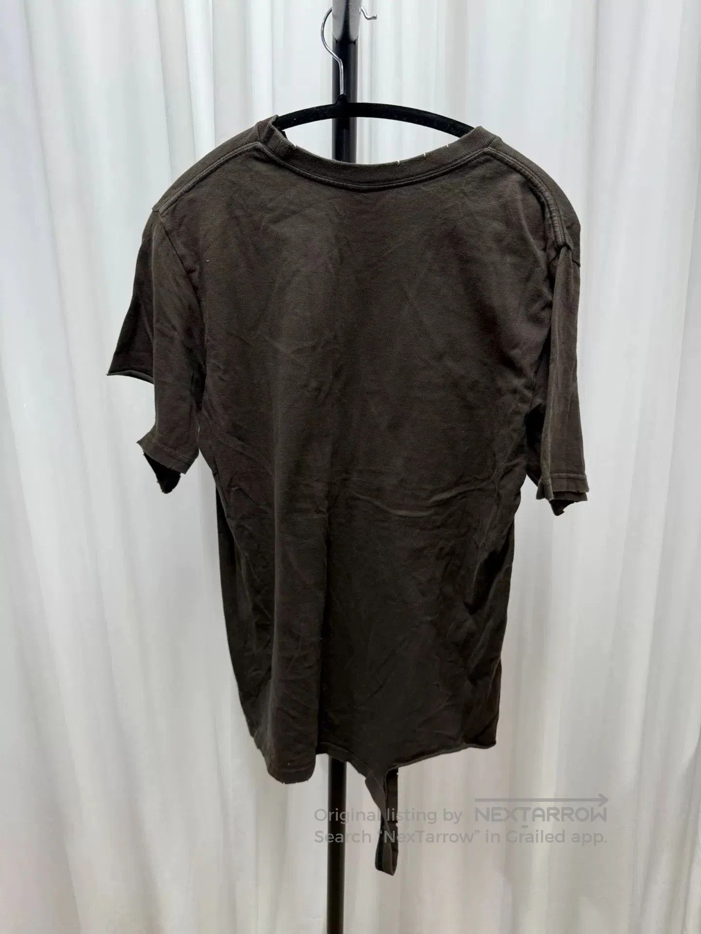 Comme des Garcons Homme Plus distressed graphic short sleeve tee. Size US L / EU 52-54 / 3 - 6 Thumbnail