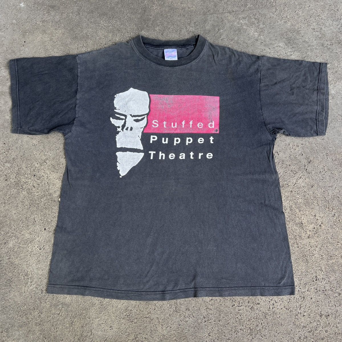 Vintage Y2K Stuffed Puppet Faded Humor Streetwear Graphics