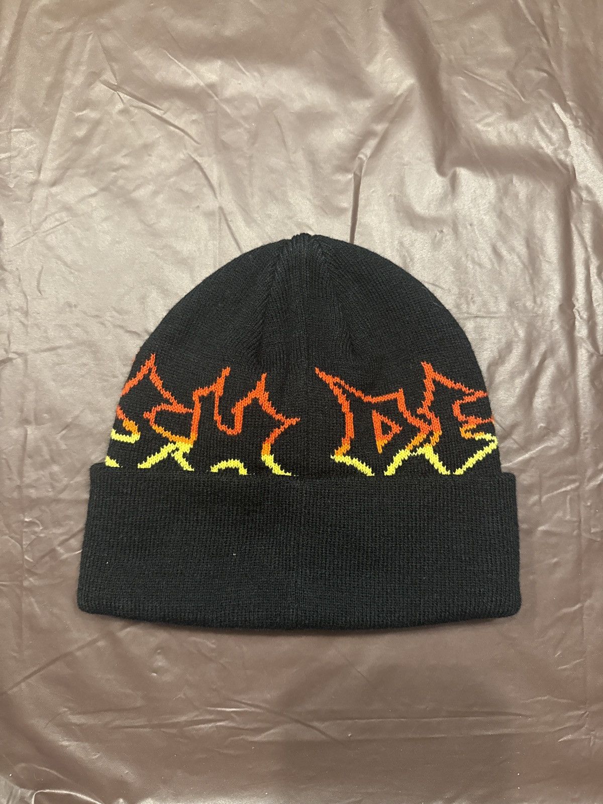 Other Death Wish-Black Flame Beanie Size ONE SIZE - 1 Thumbnail