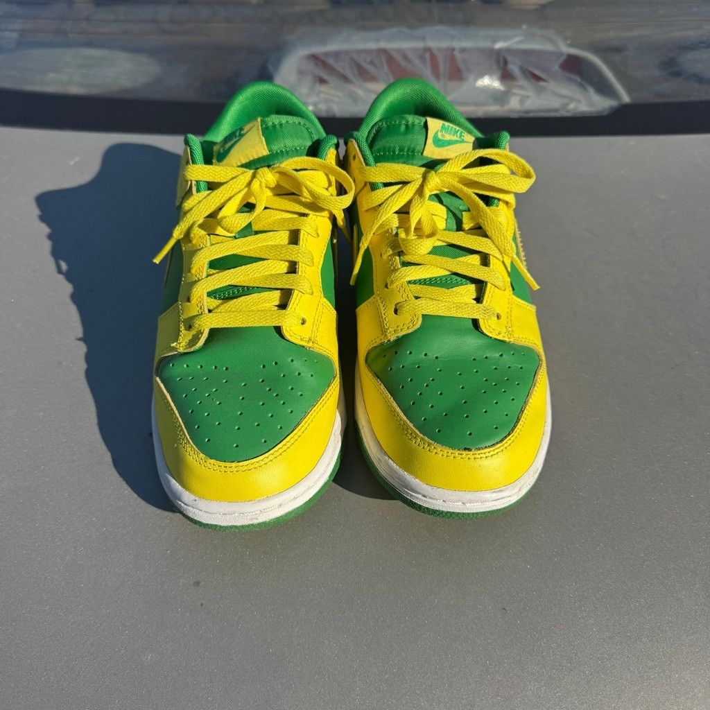 Nike Nike Dunk Low Reverse Brasil Size 9.5 Size US 9.5 / EU 42-43 - 2 Thumbnail