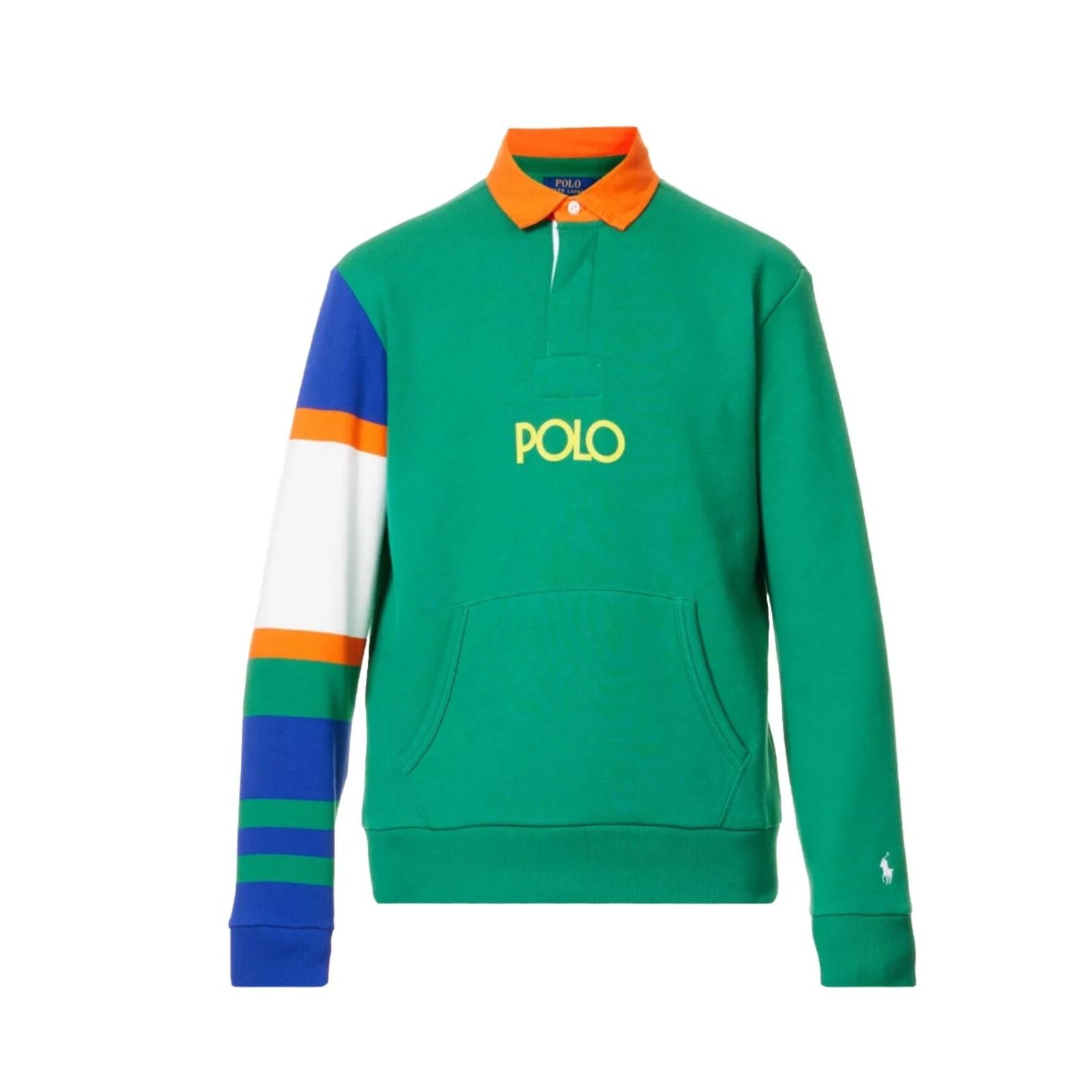 Polo Ralph Lauren Polo Ralph Lauren Fleece Rugby Green Sweatshirt Hi Tech 1992 Size US S / EU 44-46 / 1 - 1 Thumbnail