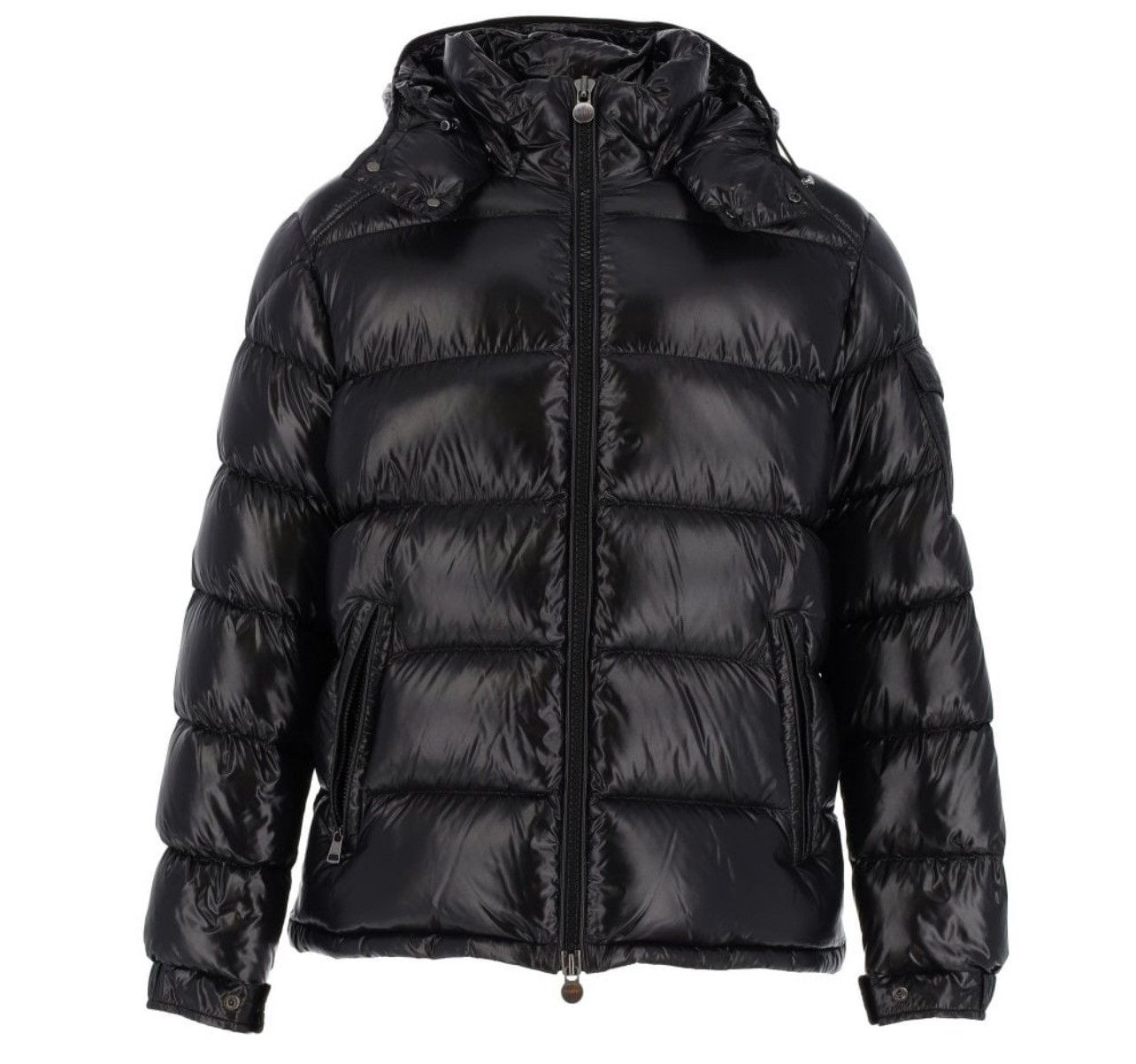 image of Moncler Maya Black Down Jacket, Men's (Size 2XL)