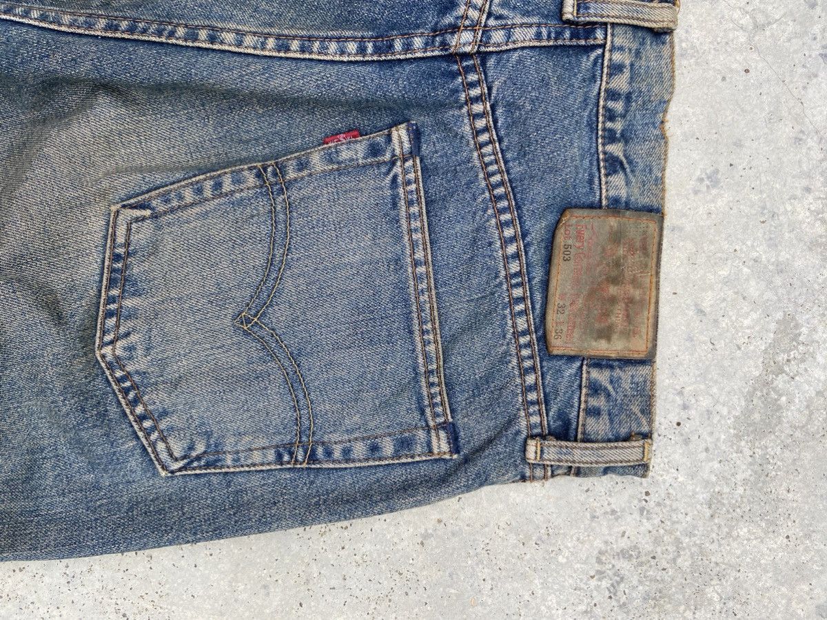 If Six Was Nine Vintage Levis 503 jeans red inside clothing flare Size US 32 / EU 48 - 8 Thumbnail