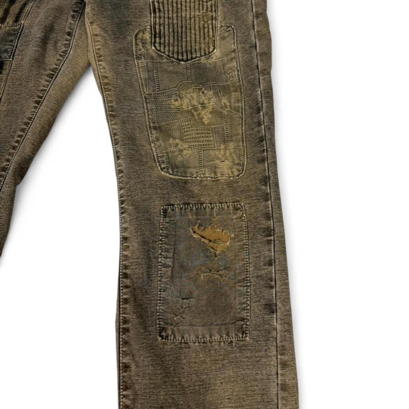 Other Rare vintage AVH patchwork denim jeans Size US 35 - 3 Thumbnail