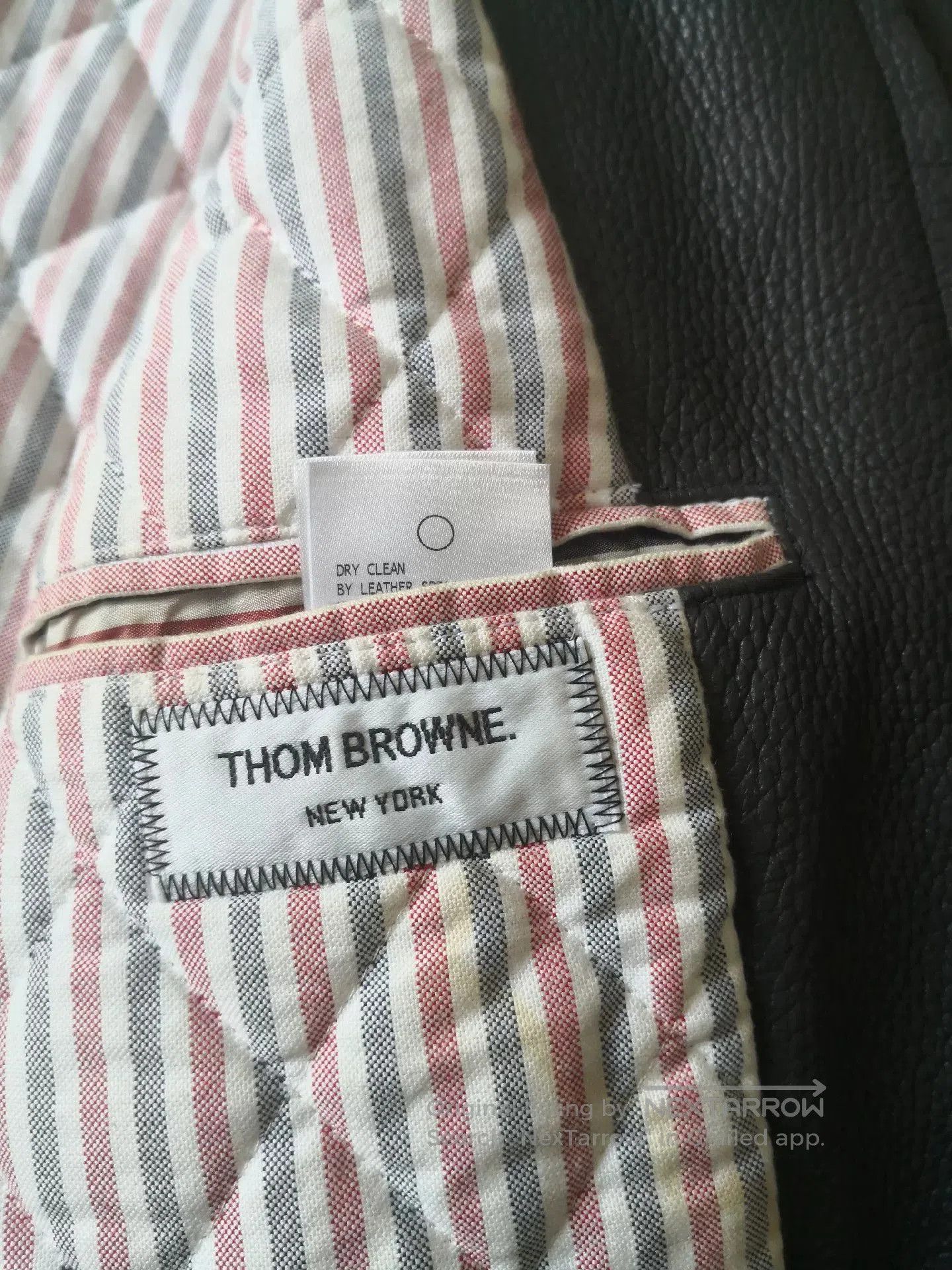 Thom Browne Thom Browne Leather Pilot Jacket. Size US M / EU 48-50 / 2 - 5 Thumbnail