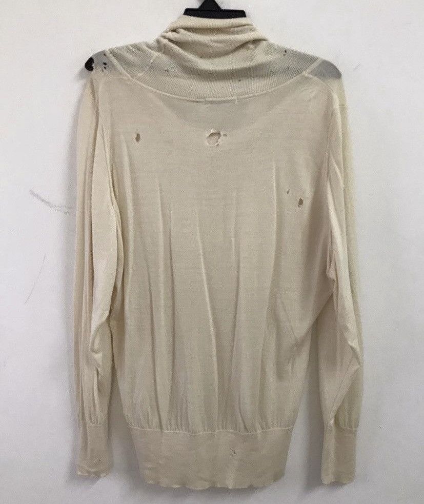 Issey Miyake ISSEY MIYAKE Turtleneck Soft Wool Knit Distressed Size US M / EU 48-50 / 2 - 7 Thumbnail