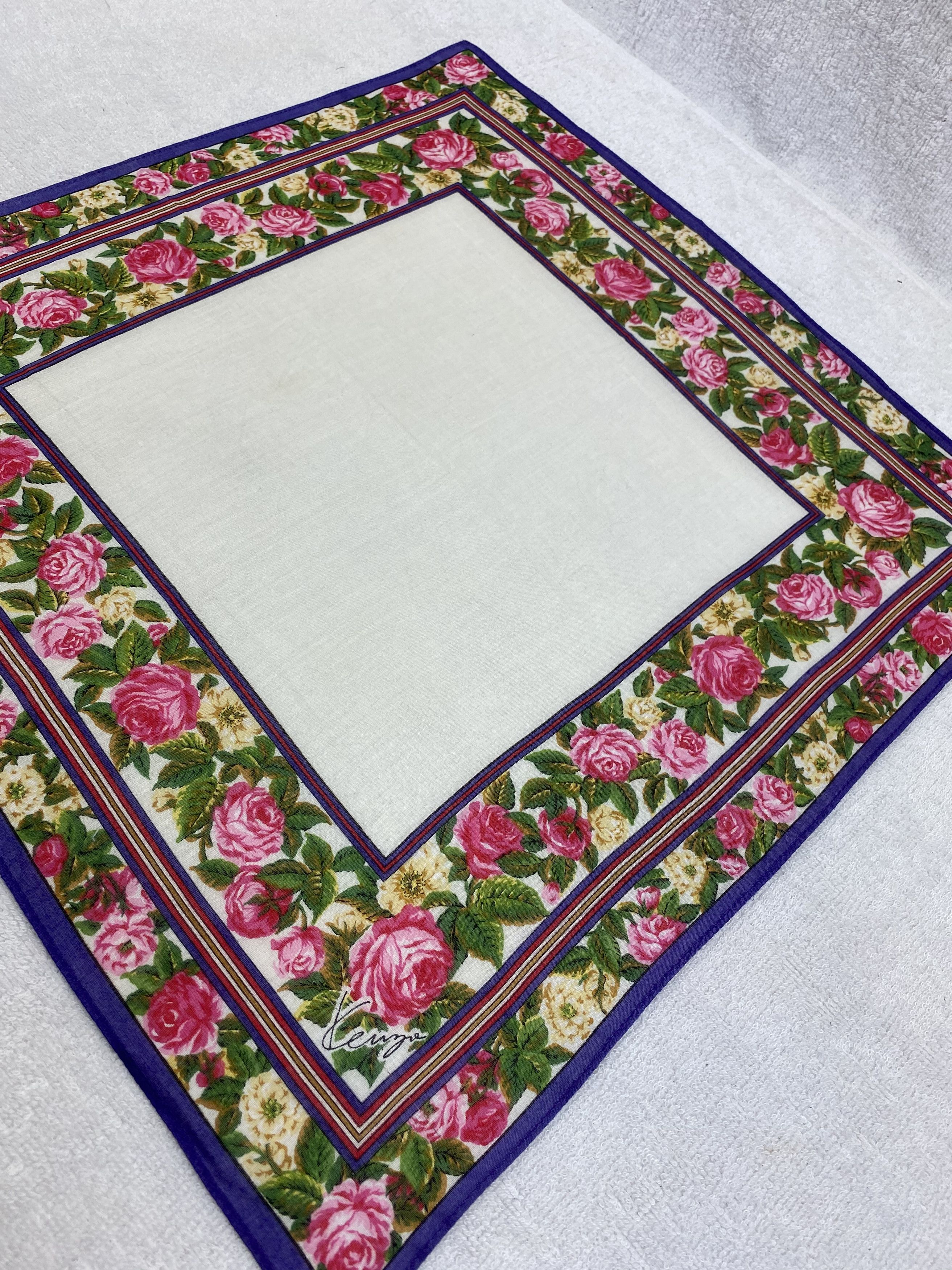 Kenzo × Vintage Kenzo Bandana / Handkerchief / Neckerchief Size ONE SIZE - 4 Thumbnail